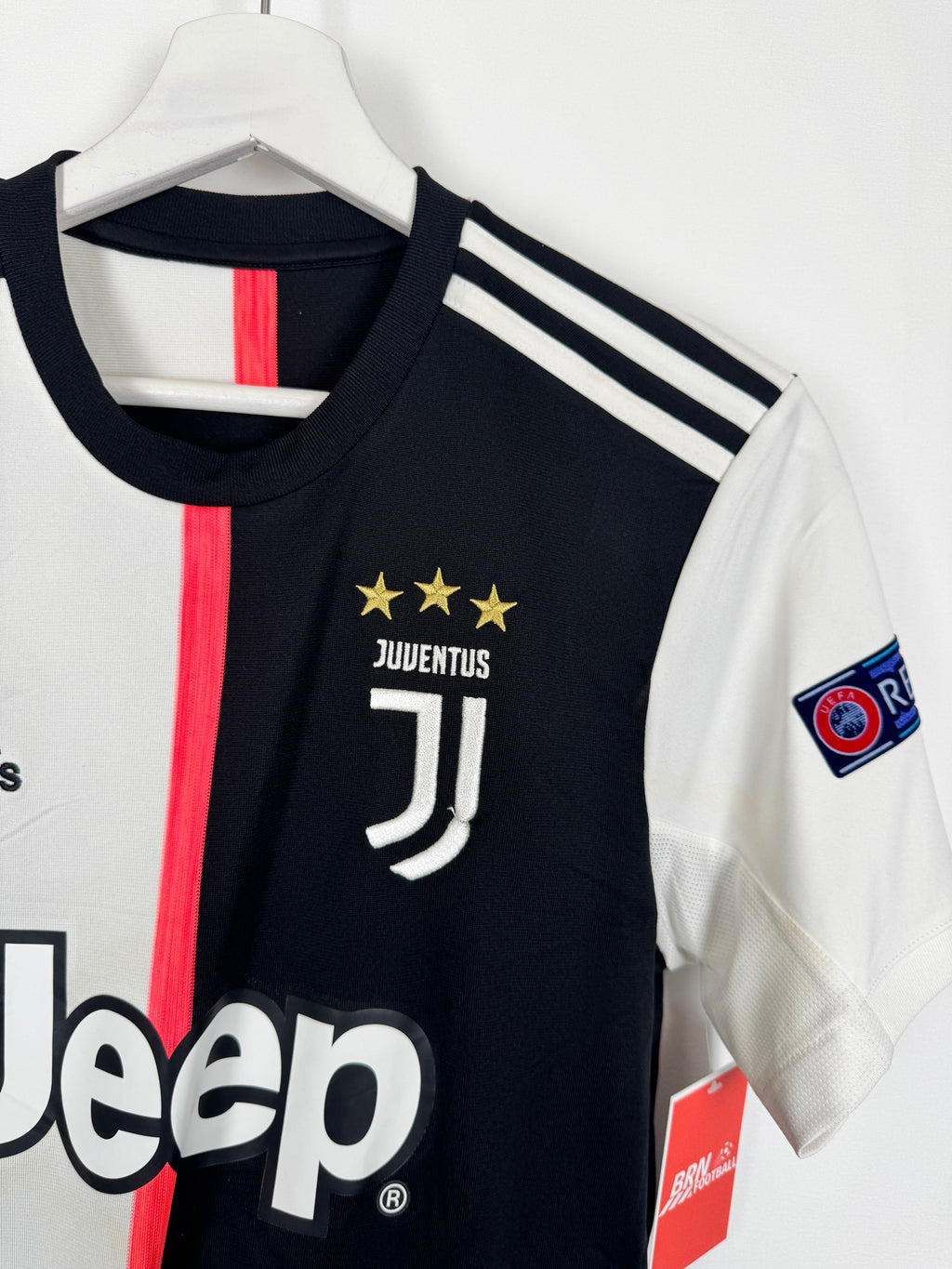 JUVENTUS 2019/2020 HOME FOOTBALL SHIRT - RONALDO #7 (XS)