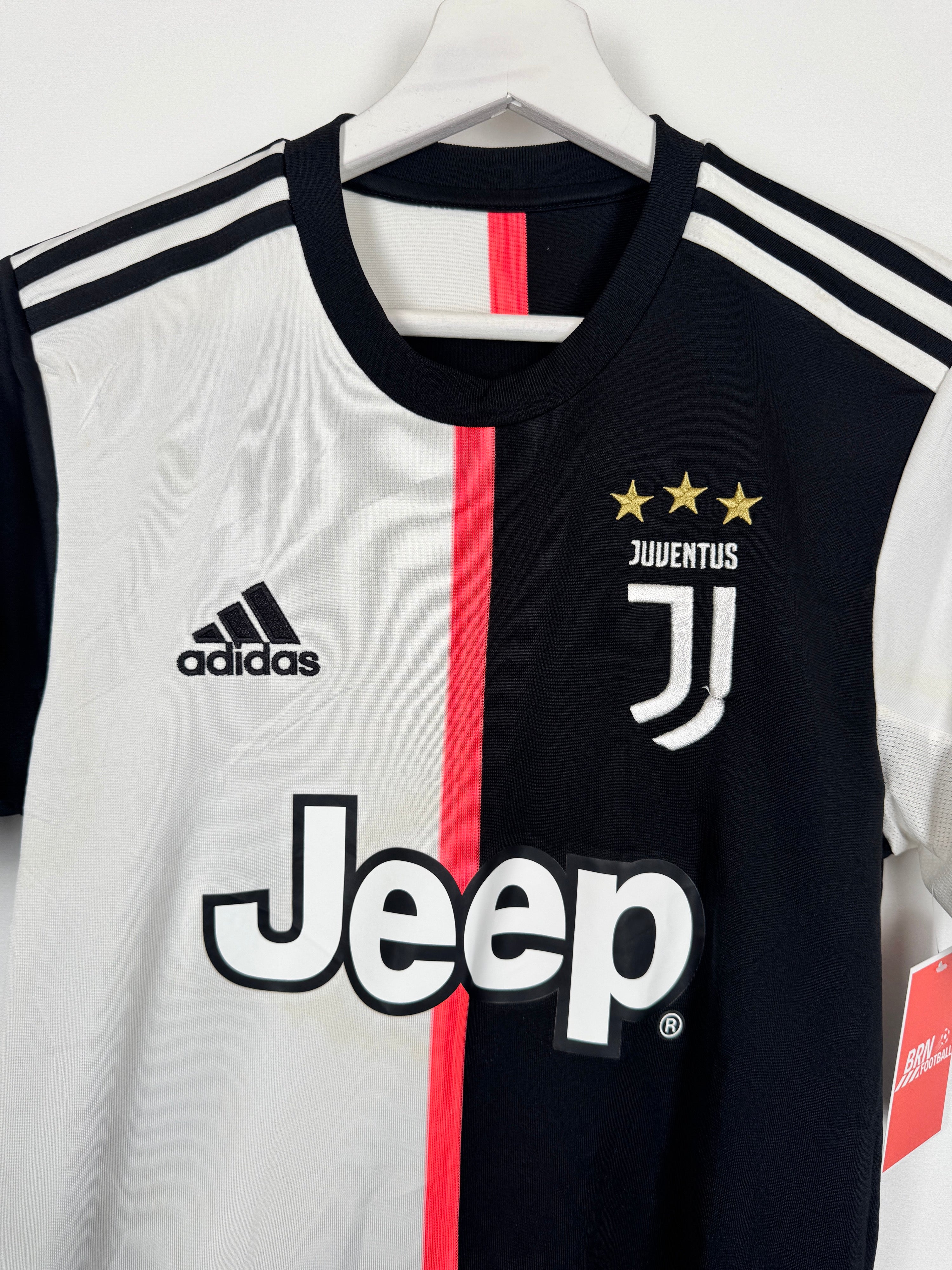 JUVENTUS 2019/2020 HOME FOOTBALL SHIRT - RONALDO #7 (XS)