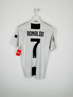 JUVENTUS 2018/2019 HOME FOOTBALL JERSEY - RONALDO #7 (S)