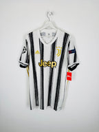 JUVENTUS 2020/2021 HOME FOOTBALL JERSEY - RONALDO #7 (XL)