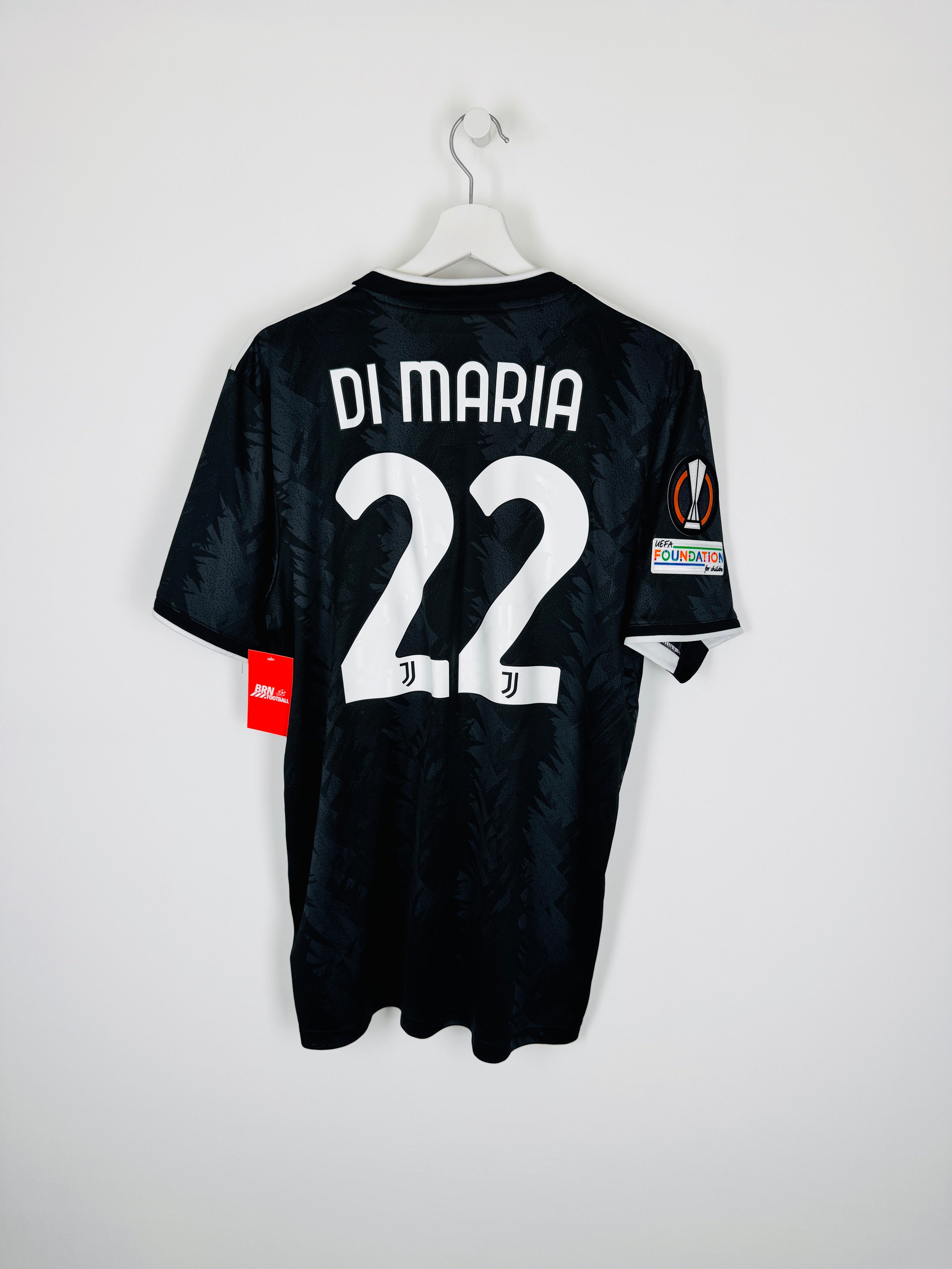 JUVENTUS 2022/2023 AWAY FOOTBALL JERSEY - DI MARIA #22 (L)