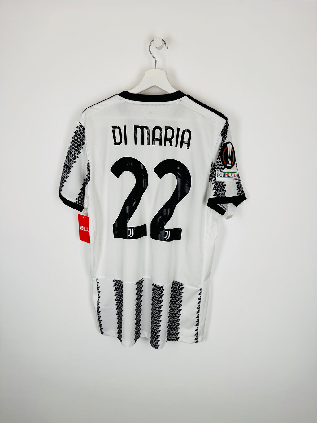 JUVENTUS 2022/2023 HOME FOOTBALL JERSEY - DI MARIA #22 (L)
