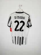 JUVENTUS 2022/2023 HOME FOOTBALL JERSEY - DI MARIA #22 (L)