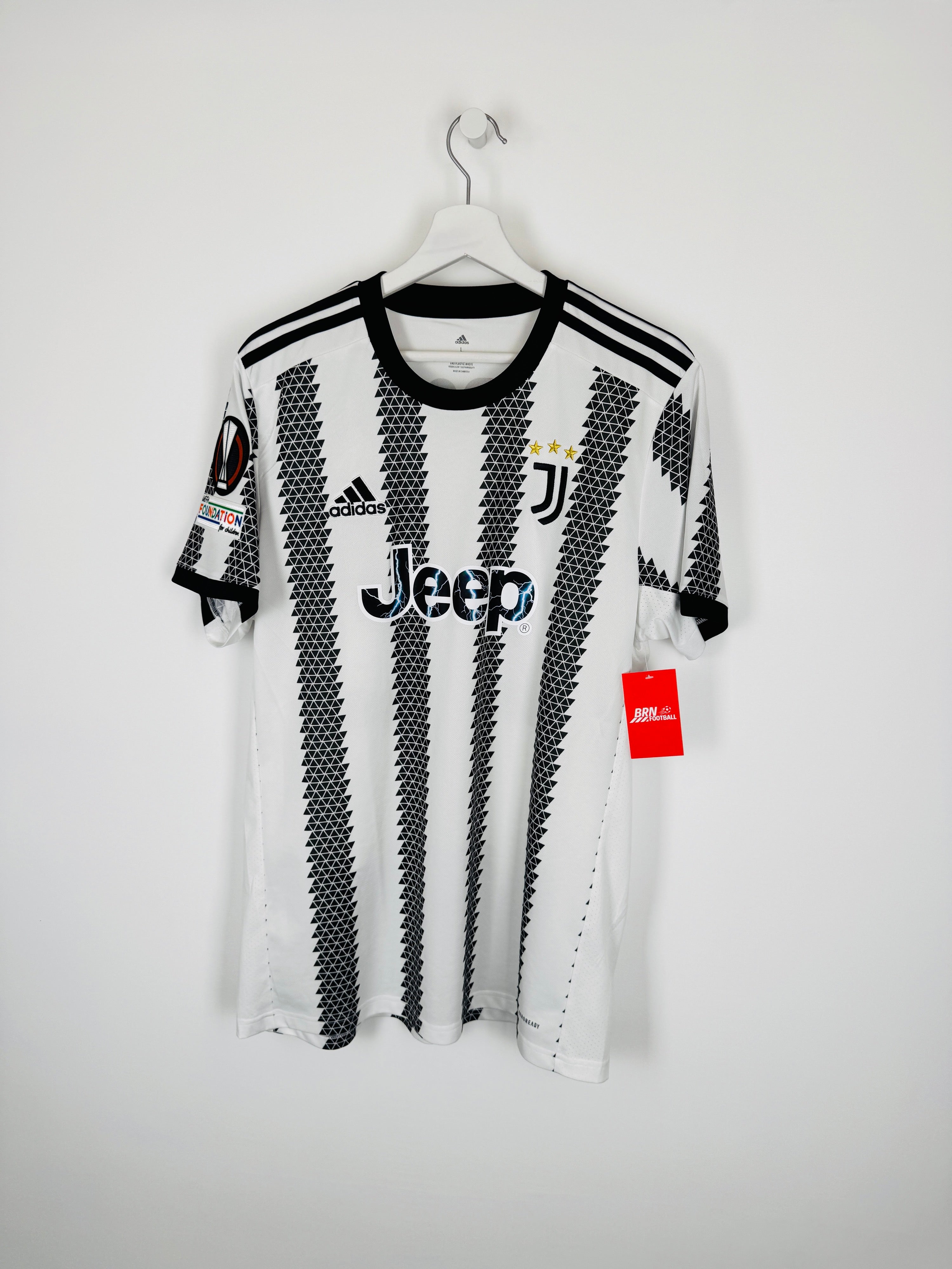 JUVENTUS 2022/2023 HOME FOOTBALL JERSEY - DI MARIA #22 (L)