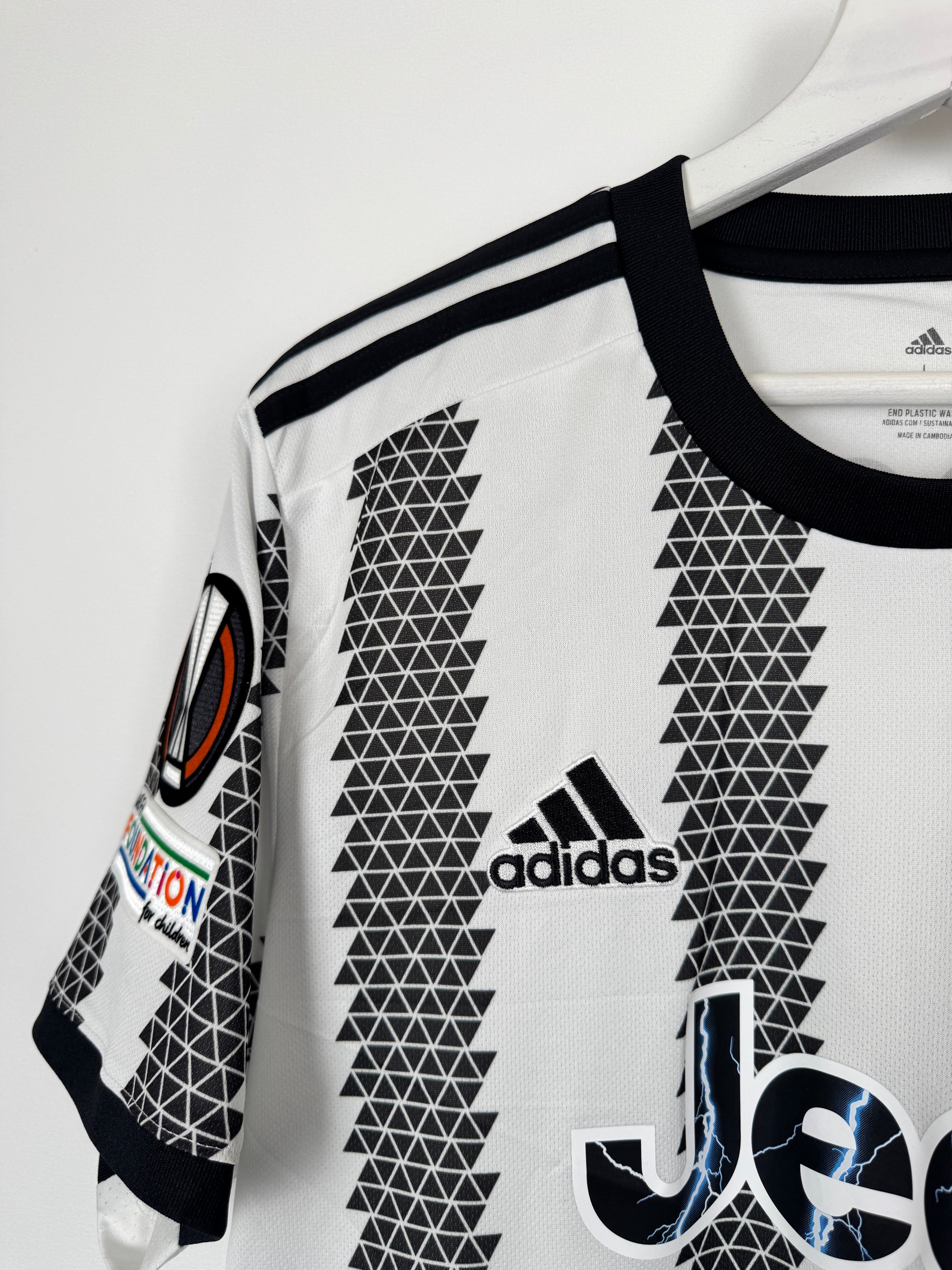 JUVENTUS 2022/2023 HOME FOOTBALL JERSEY - DI MARIA #22 (L)