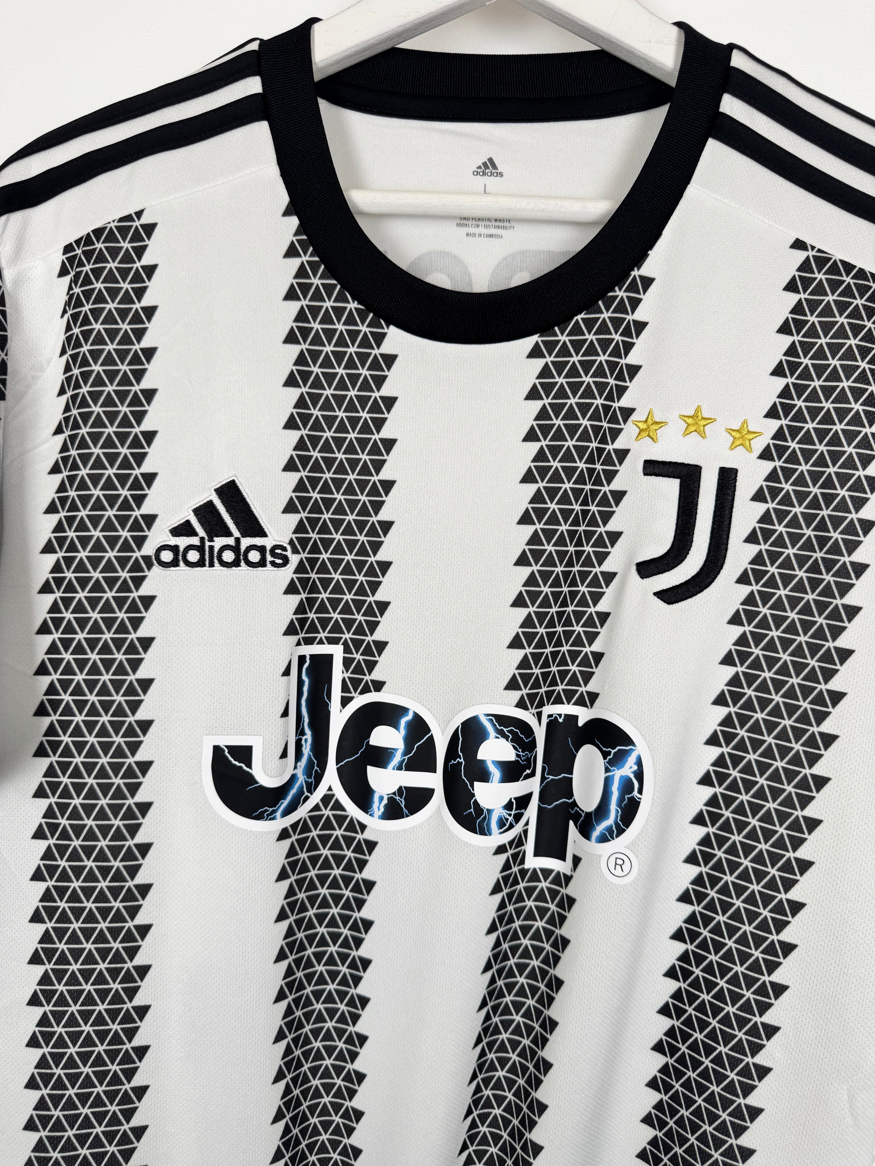 JUVENTUS 2022/2023 HOME FOOTBALL JERSEY - DI MARIA #22 (L)