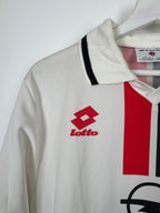AC MILAN 1995/1996 AWAY FOOTBALL SHIRT LONG SLEEVES (M)