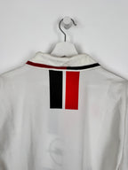AC MILAN 1995/1996 AWAY FOOTBALL SHIRT LONG SLEEVES (M)