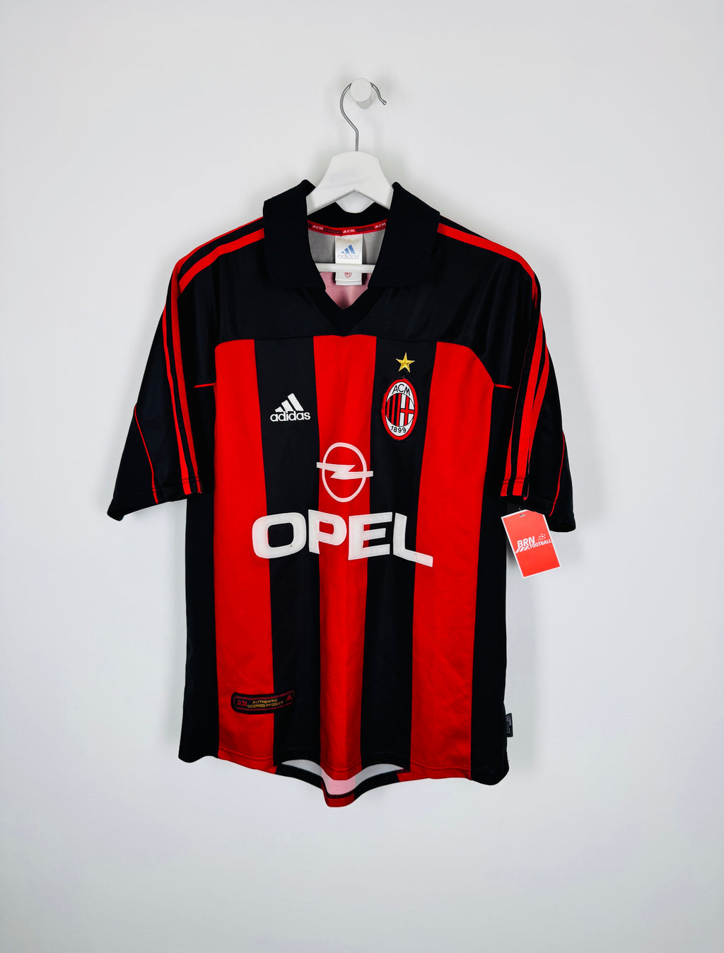 CAMISETA DE FÚTBOL AC MILAN 2000/2002 LOCAL (M)