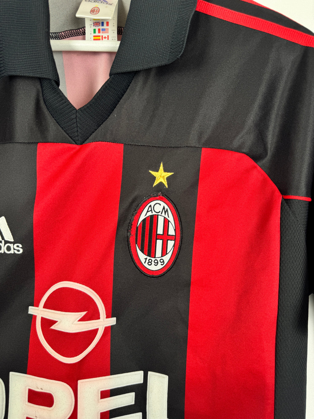 CAMISETA DE FÚTBOL AC MILAN 2000/2002 LOCAL (M)