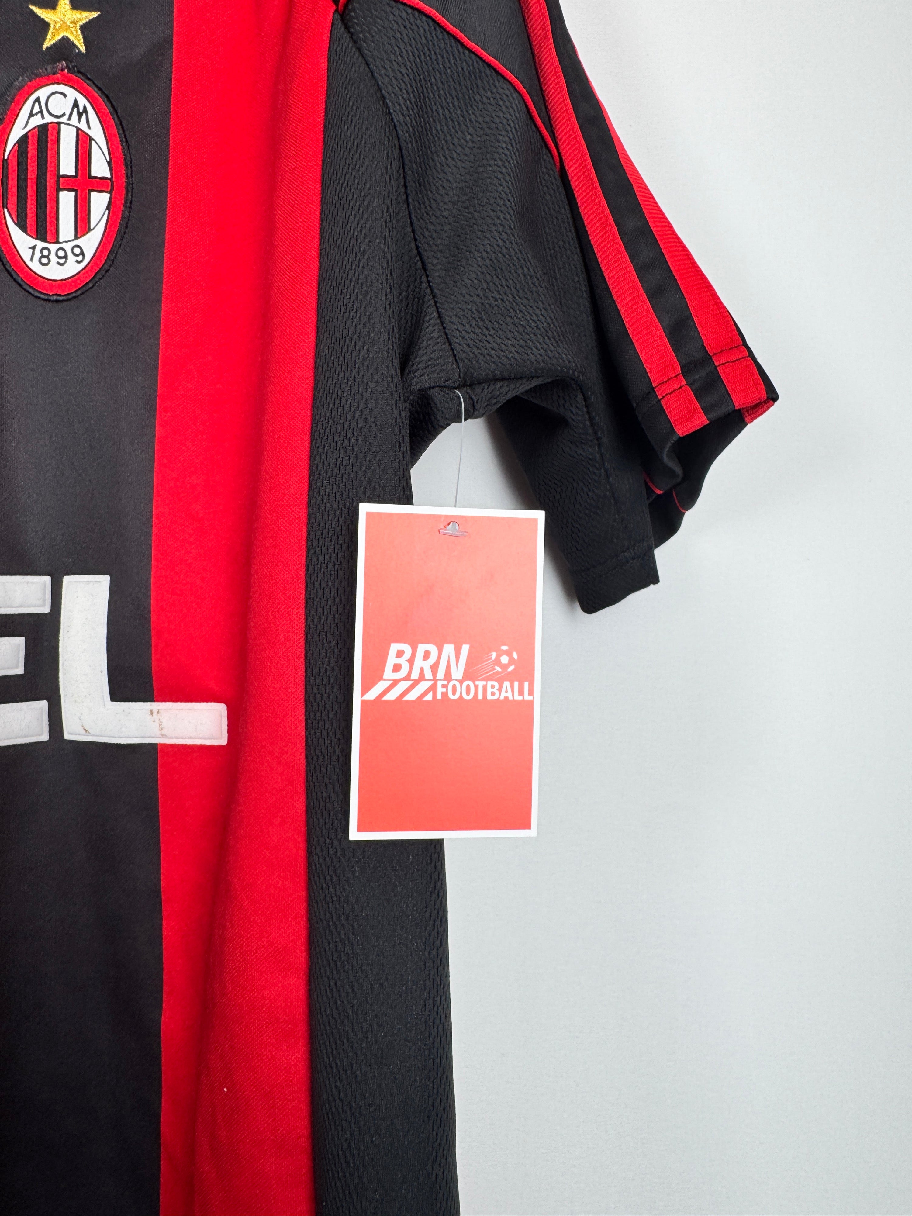 CAMISETA DE FÚTBOL AC MILAN 2000/2002 LOCAL (M)