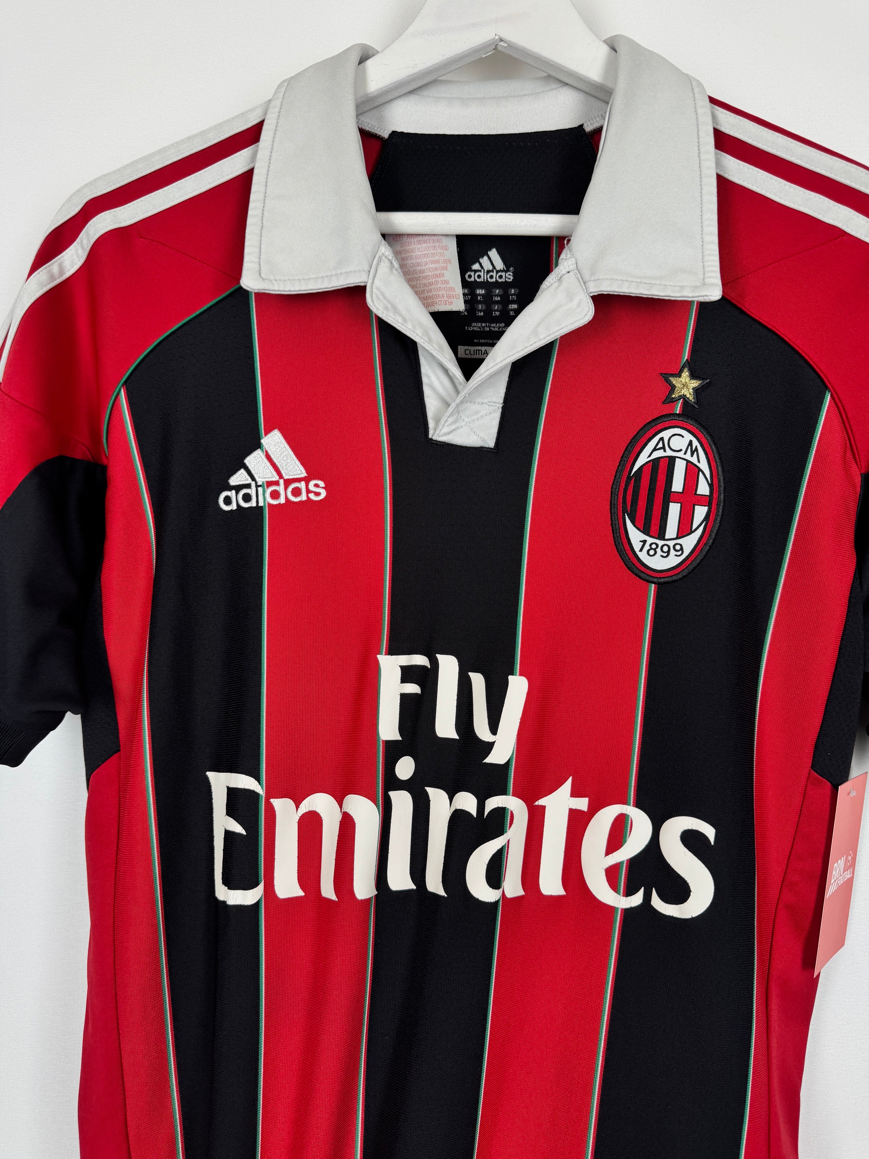 AC MILAN 2012/2013 HOME FOOTBALL JERSEY (S)