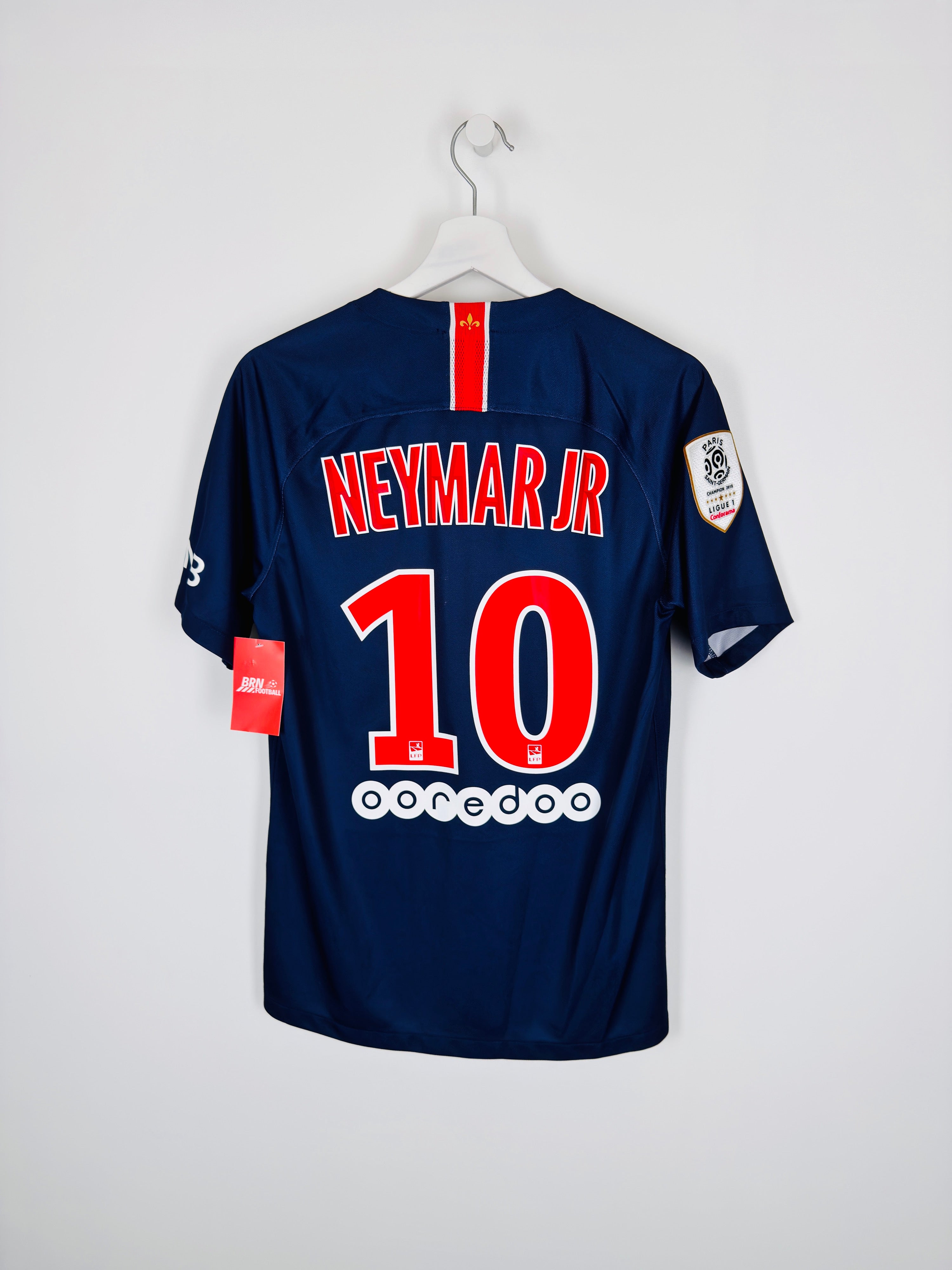 PSG 2018/2019 HOME FOOTBALL JERSEY - NEYMAR JR #10 (S)