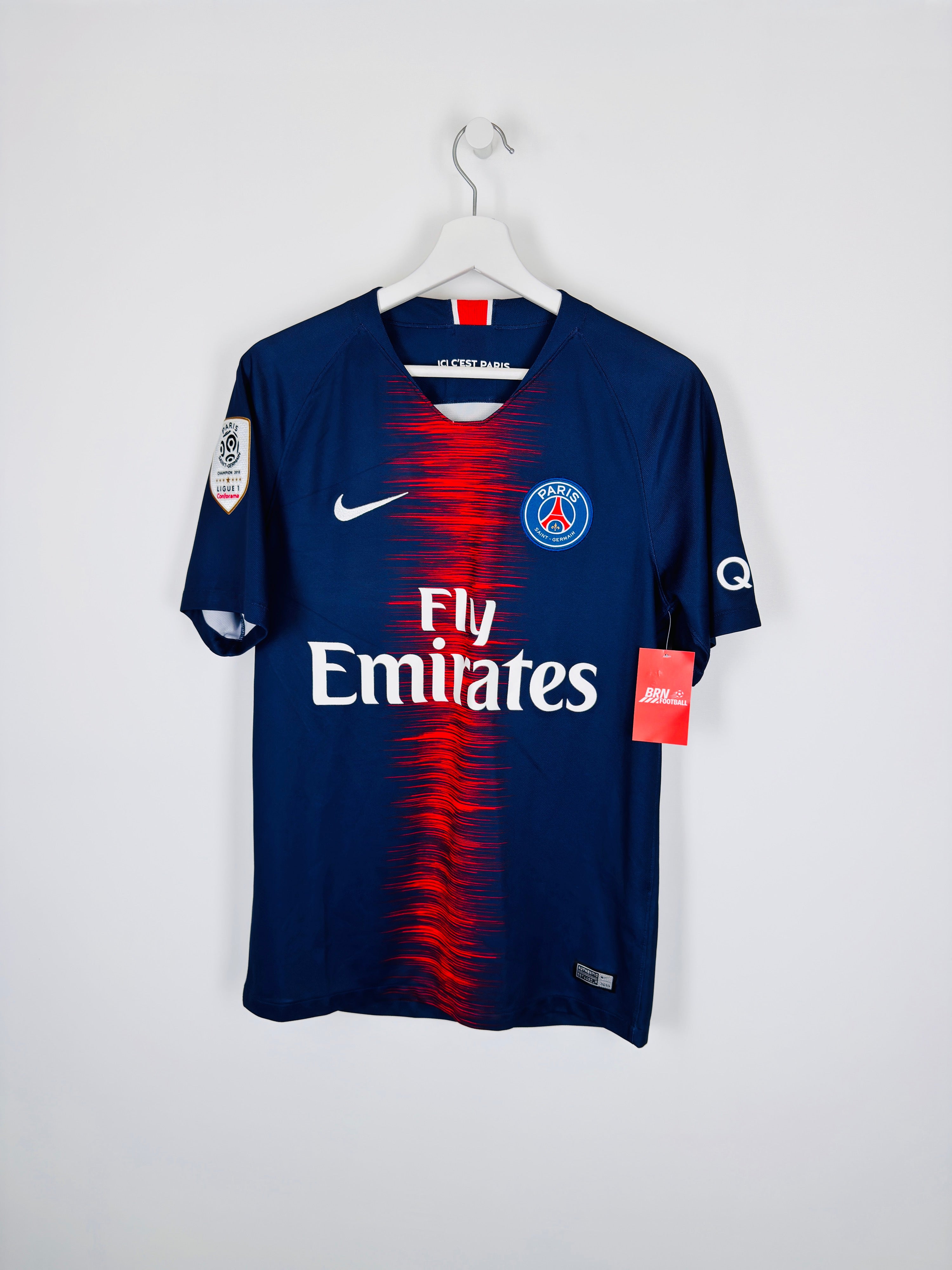 PSG 2018/2019 HOME FOOTBALL JERSEY - NEYMAR JR #10 (S)