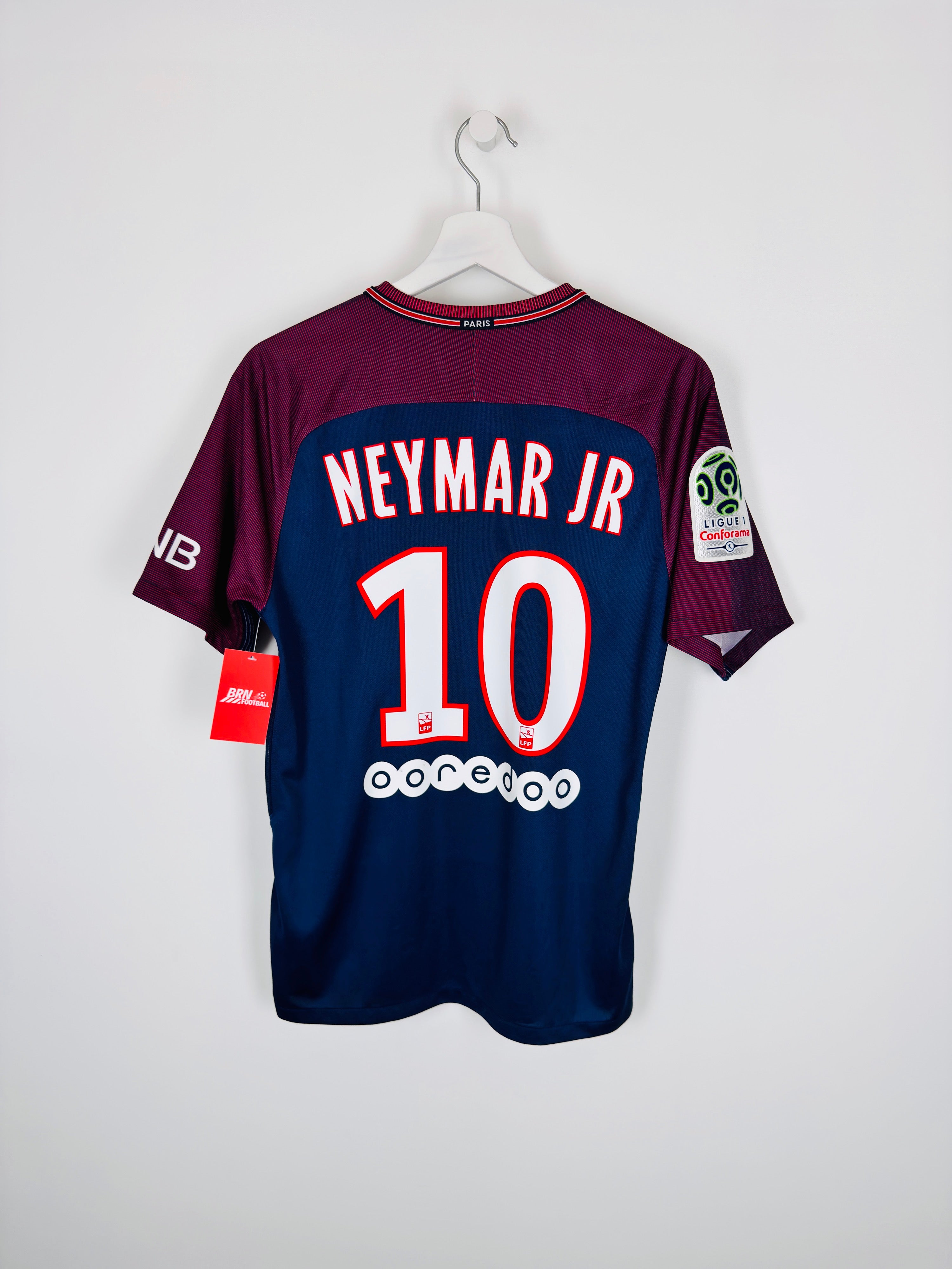 PSG 2017/2018 HOME FOOTBALL JERSEY - NEYMAR JR #10 (S)