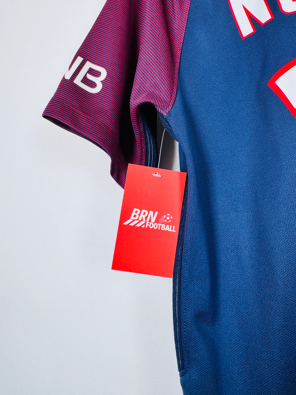 PSG 2017/2018 HOME FOOTBALL JERSEY - NEYMAR JR #10 (S)
