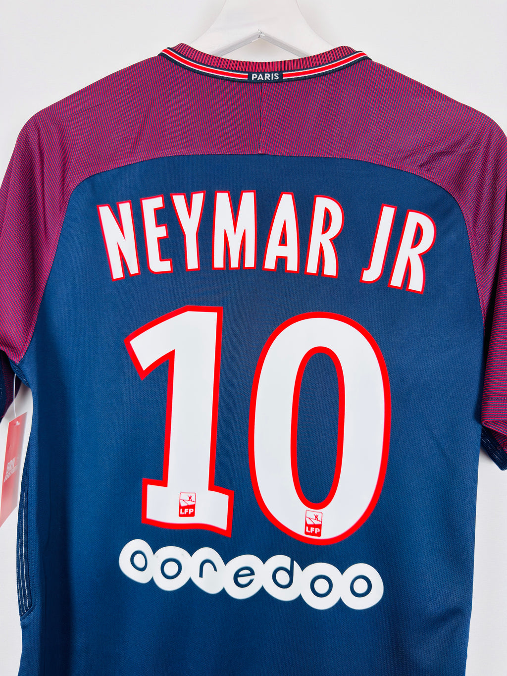 PSG 2017/2018 HOME FOOTBALL JERSEY - NEYMAR JR #10 (S)