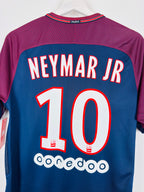 PSG 2017/2018 HOME FOOTBALL JERSEY - NEYMAR JR #10 (S)