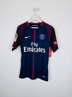 PSG 2017/2018 HOME FOOTBALL JERSEY - NEYMAR JR #10 (S)