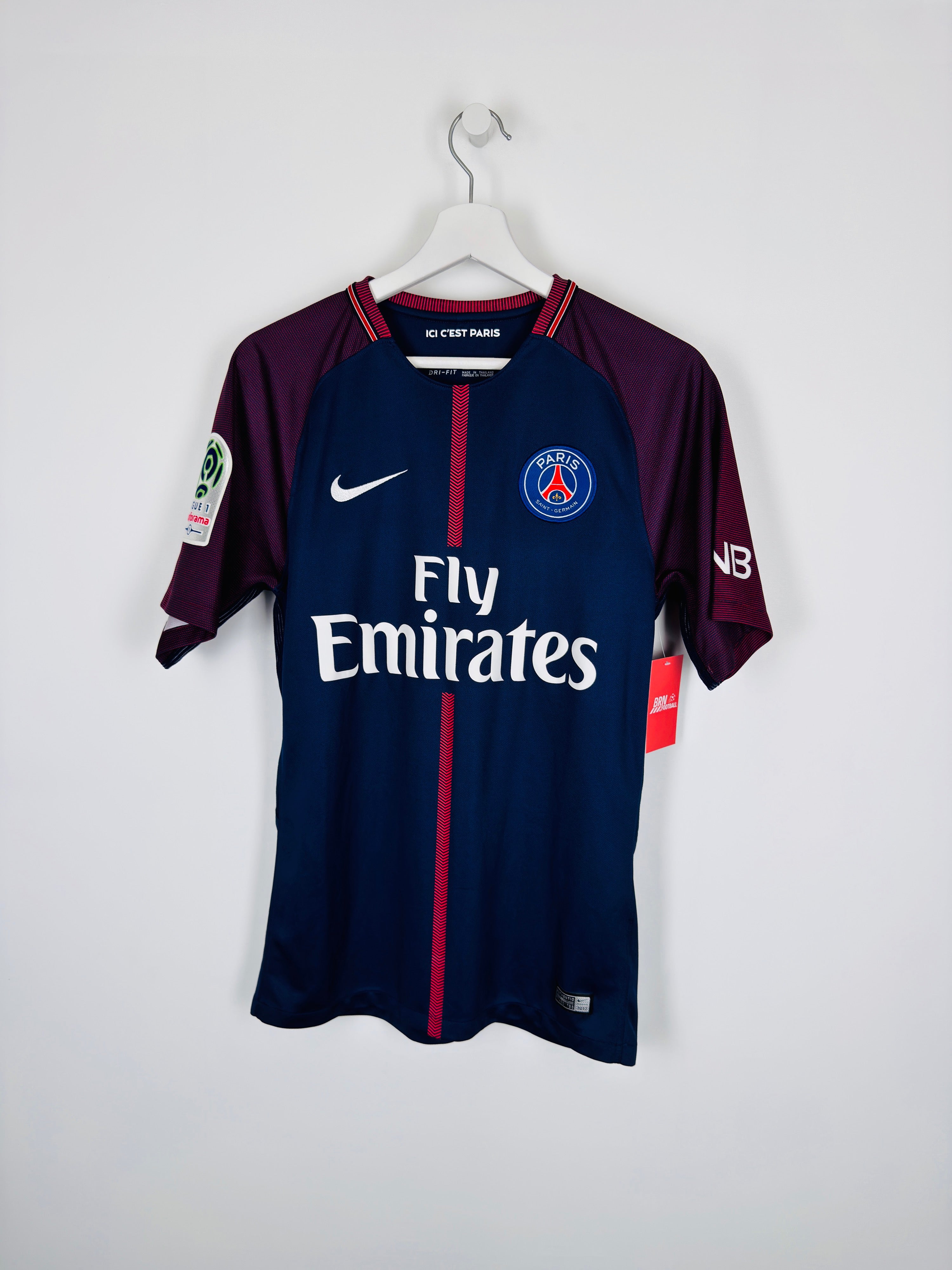 PSG 2017/2018 HOME FOOTBALL JERSEY - NEYMAR JR #10 (S)