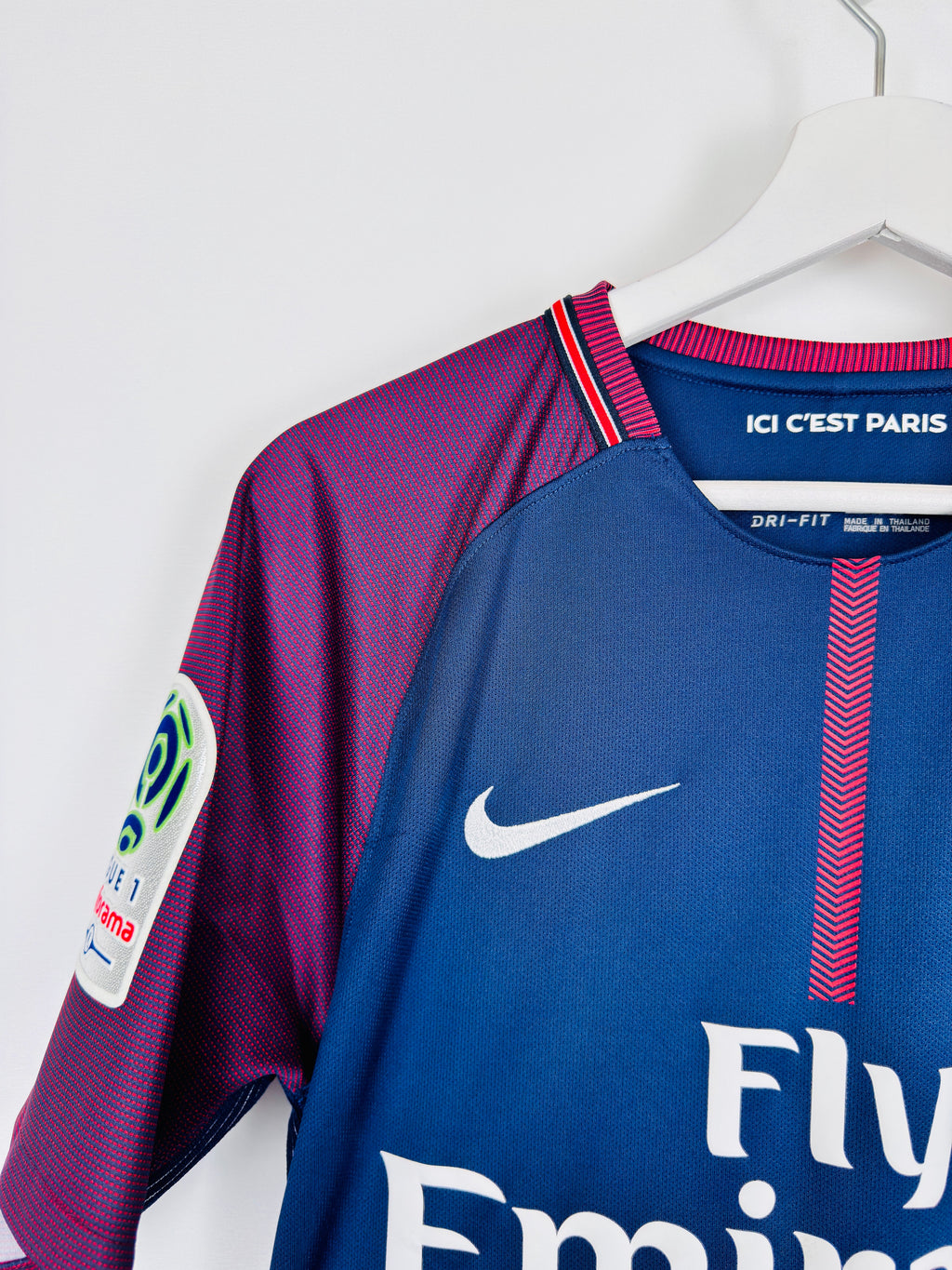PSG 2017/2018 HOME FOOTBALL JERSEY - NEYMAR JR #10 (S)