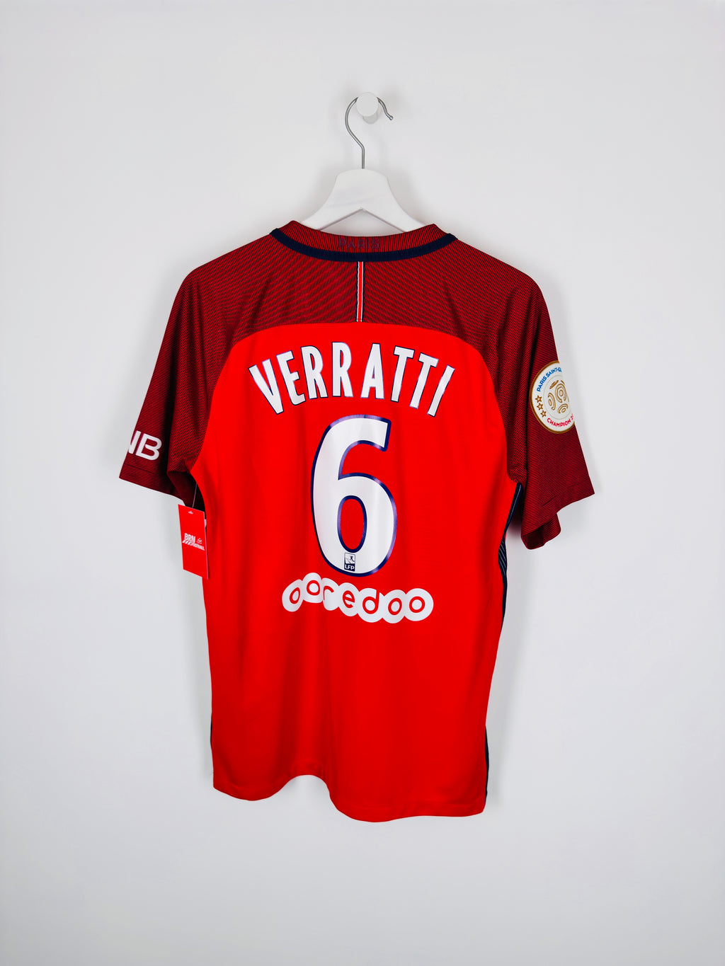 PSG FOOTBALL JERSEY 2016/2017 AWAY - VERRATTI #6 (M)