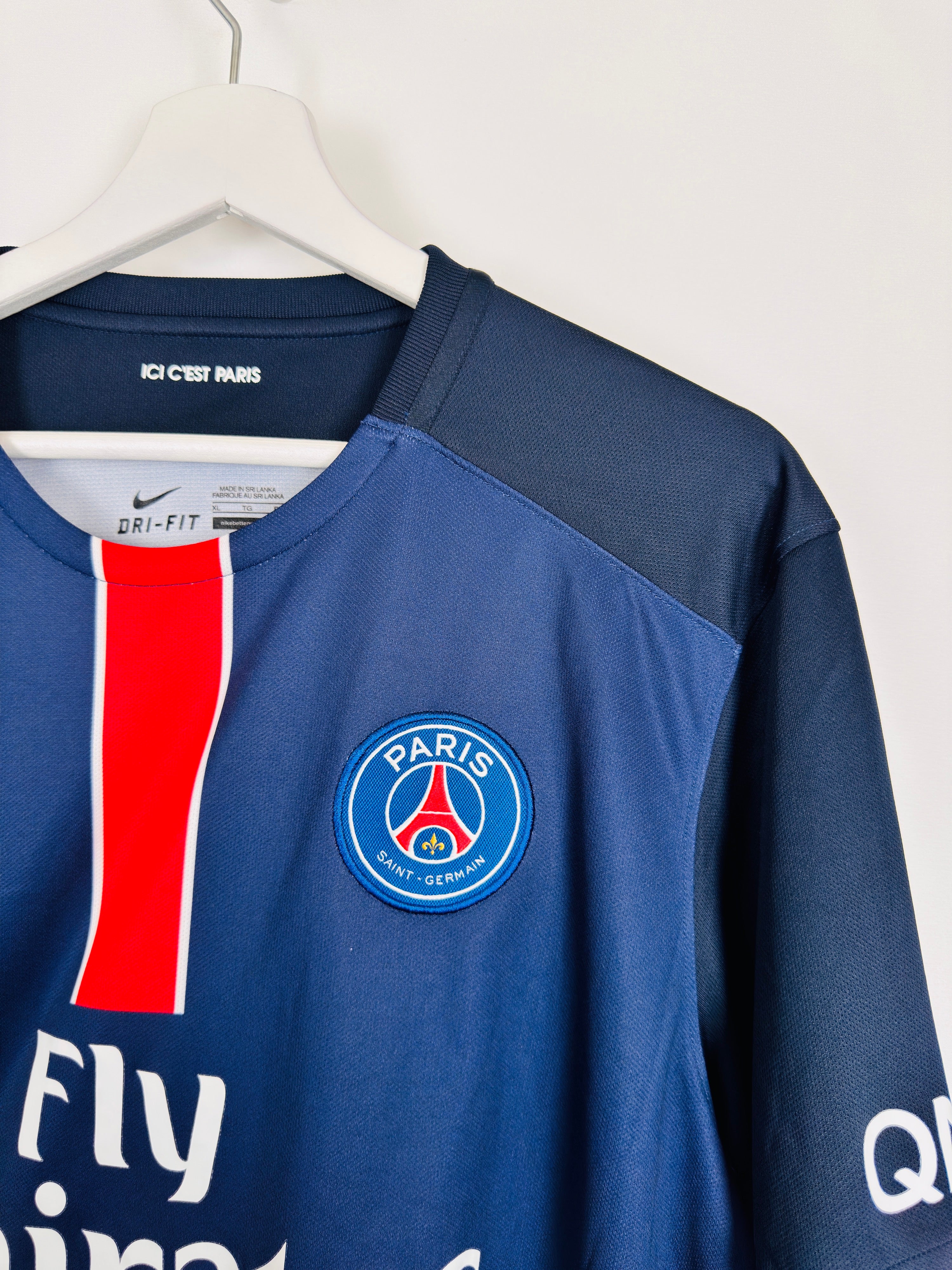 PSG FOOTBALL JERSEY 2015/2016 HOME - IBRAHIMOVIC #10 (XL)