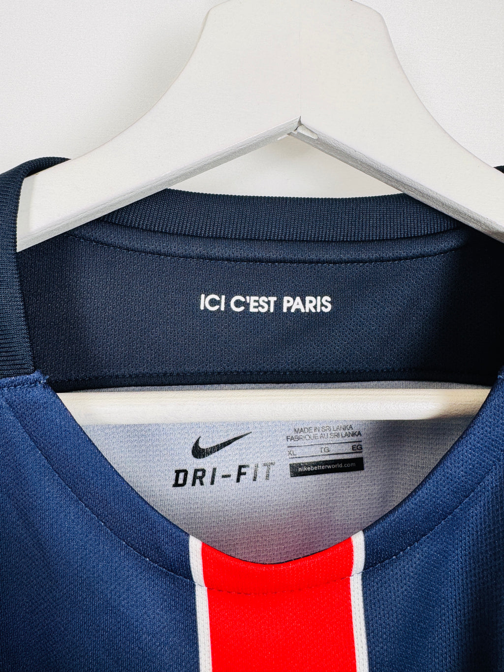 PSG FOOTBALL JERSEY 2015/2016 HOME - IBRAHIMOVIC #10 (XL)