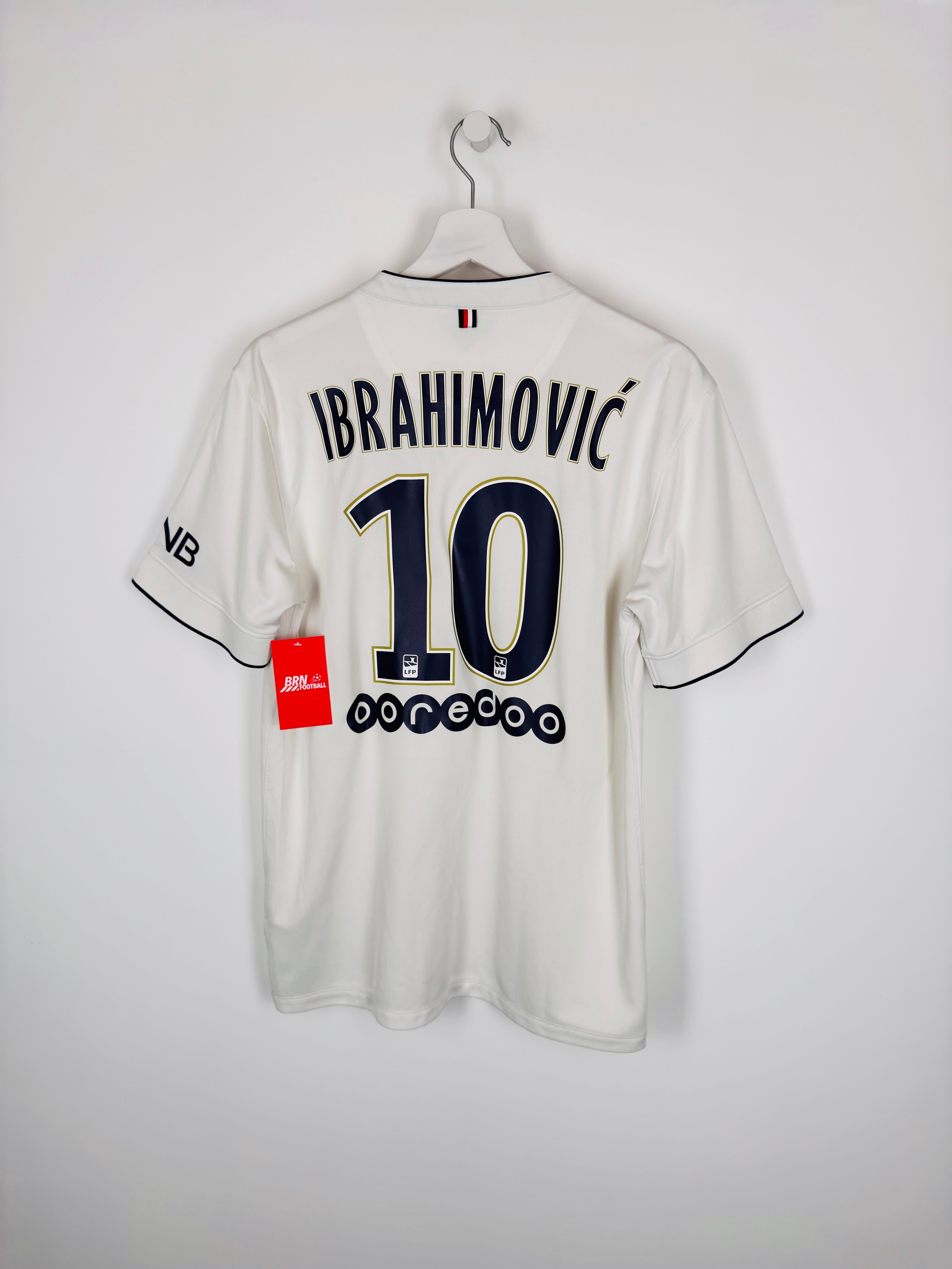 PSG 2014/2015 AWAY FOOTBALL SHIRT - IBRAHIMOVIC #10 (M)