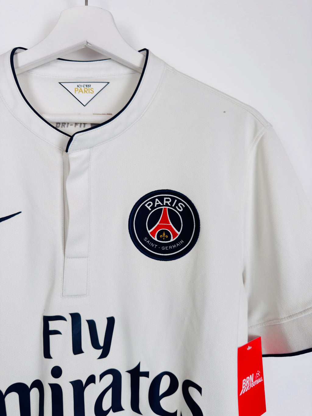 PSG 2014/2015 AWAY FOOTBALL SHIRT - IBRAHIMOVIC #10 (M)