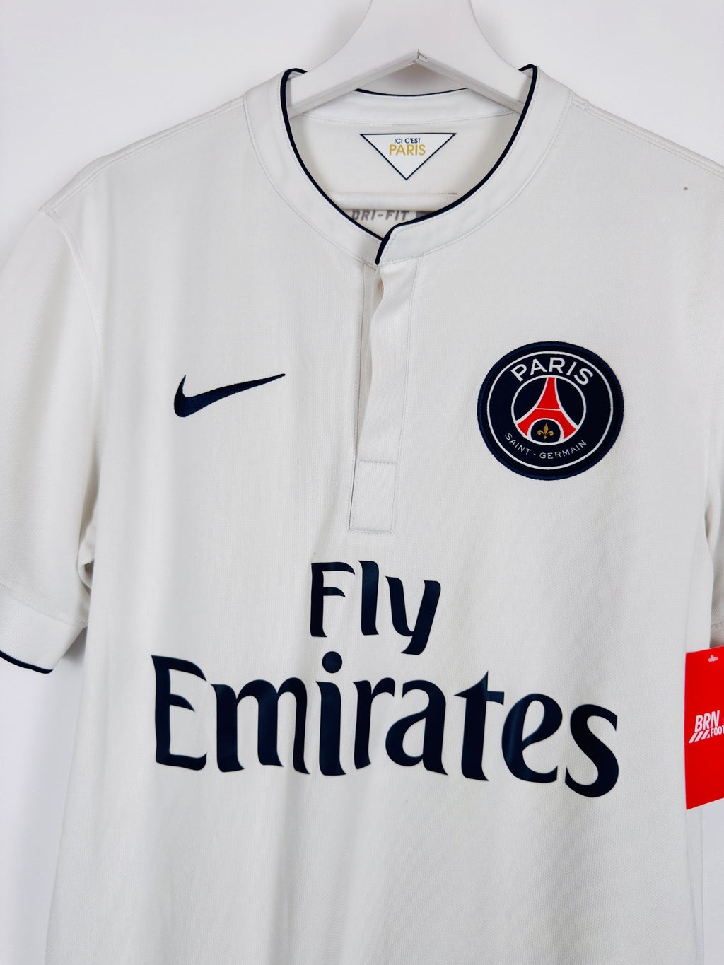PSG 2014/2015 AWAY FOOTBALL SHIRT - IBRAHIMOVIC #10 (M)