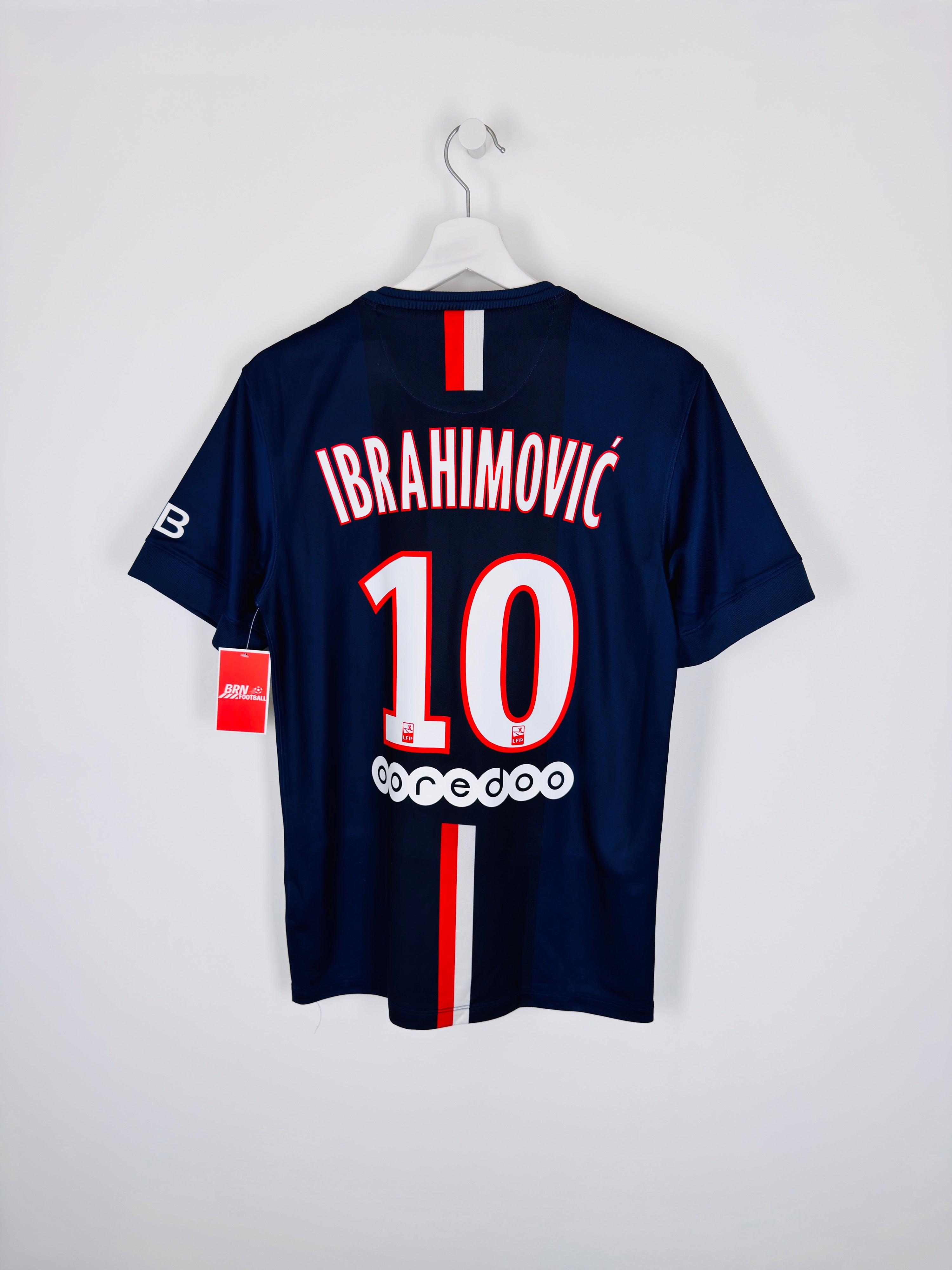PSG FOOTBALL JERSEY 2014/2015 HOME - IBRAHIMOVIC #10 (S)