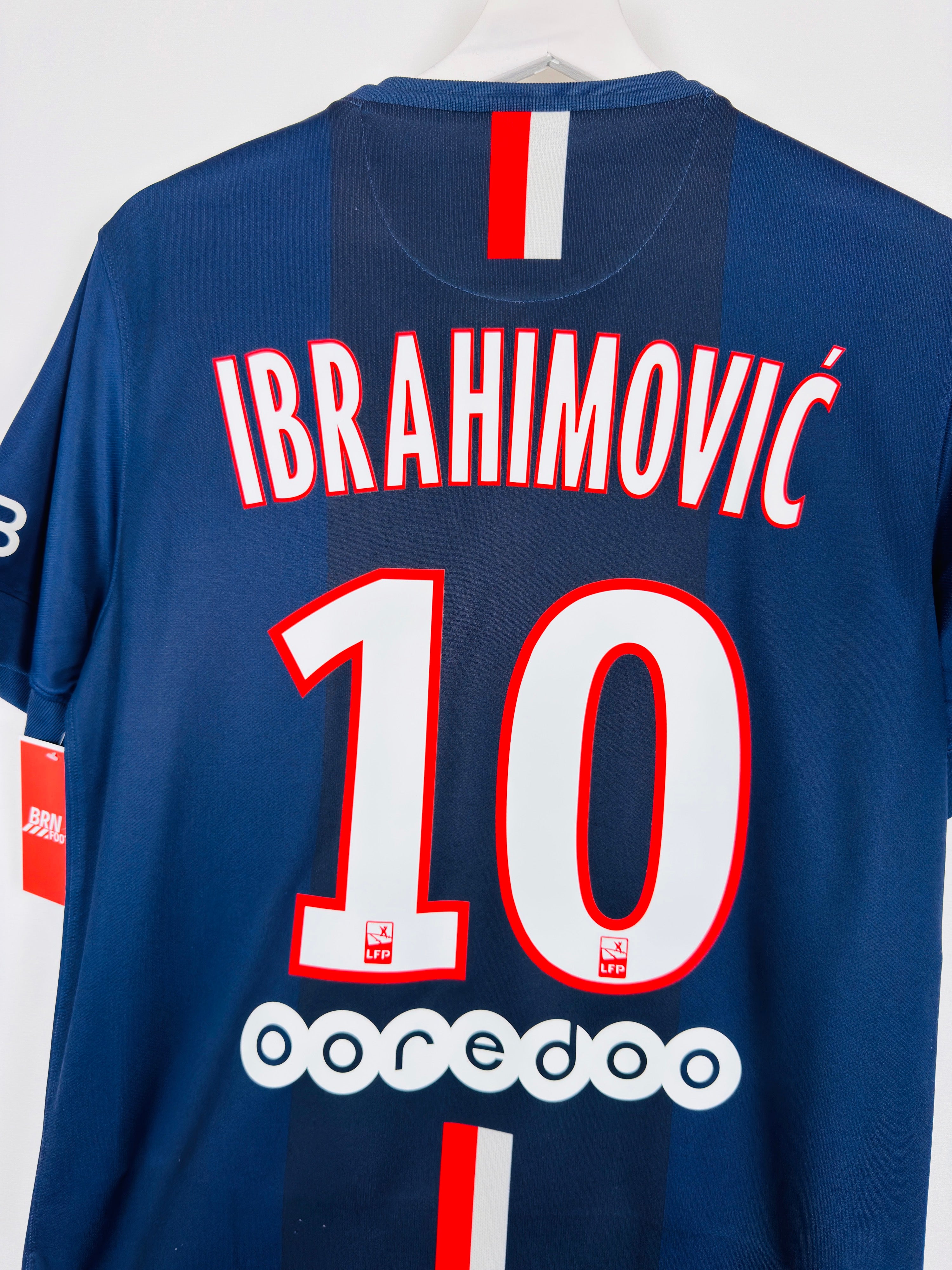 PSG FOOTBALL JERSEY 2014/2015 HOME - IBRAHIMOVIC #10 (S)