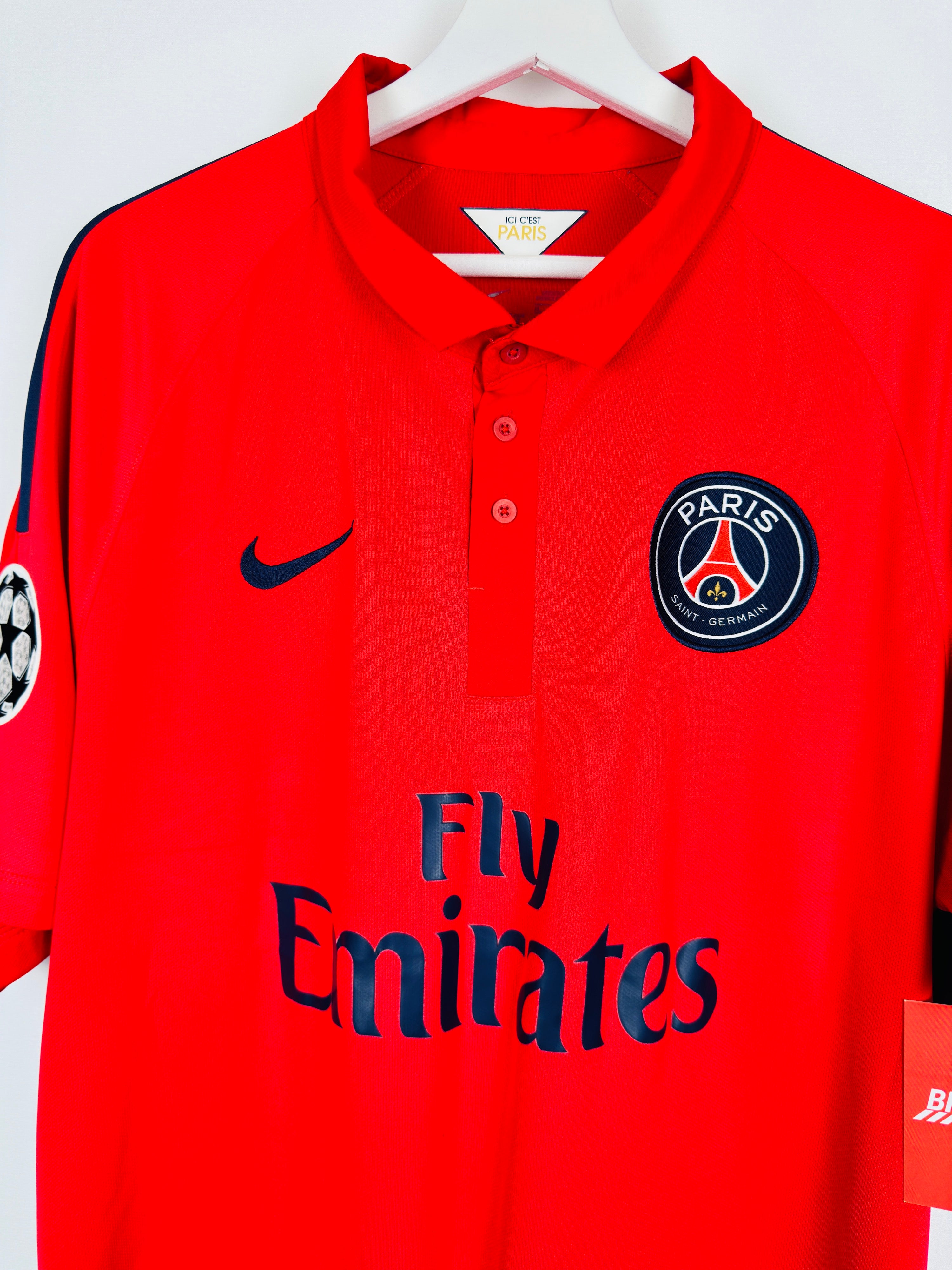 PSG FOOTBALL JERSEY 2014/2015 THIRD - IBRAHIMOVIC #10 (XL)