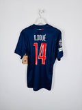 PSG 2024/2025 HOME FOOTBALL SHIRT MUNICH 2025 FINAL NEW - D.DOUÉ #14 (S)