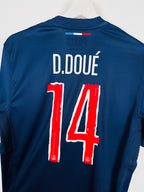 PSG 2024/2025 HOME FOOTBALL SHIRT MUNICH 2025 FINAL NEW - D.DOUÉ #14 (S)