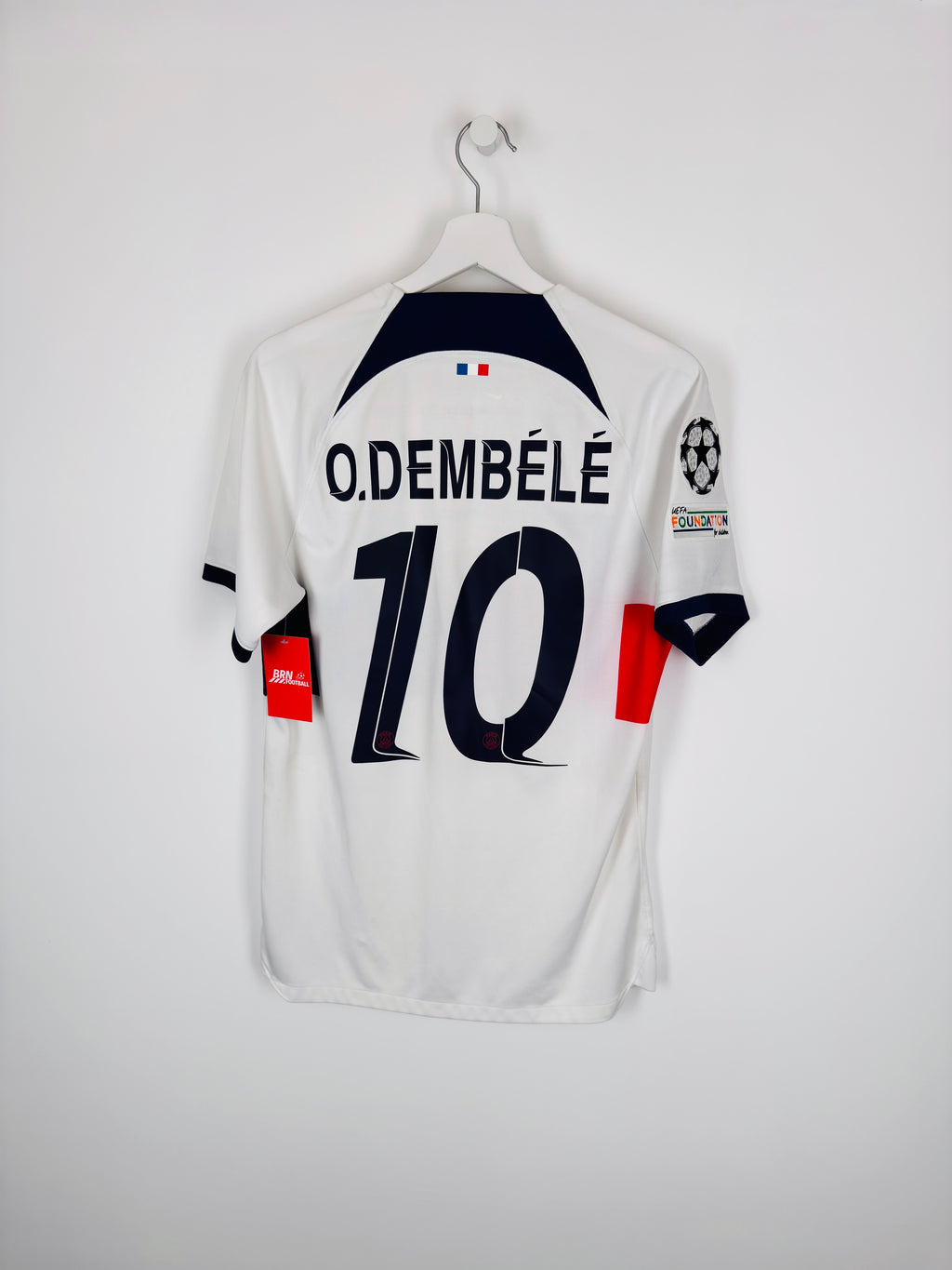PSG 2023/2024 AWAY FOOTBALL JERSEY - O.DEMBÉLÉ #10 (S)