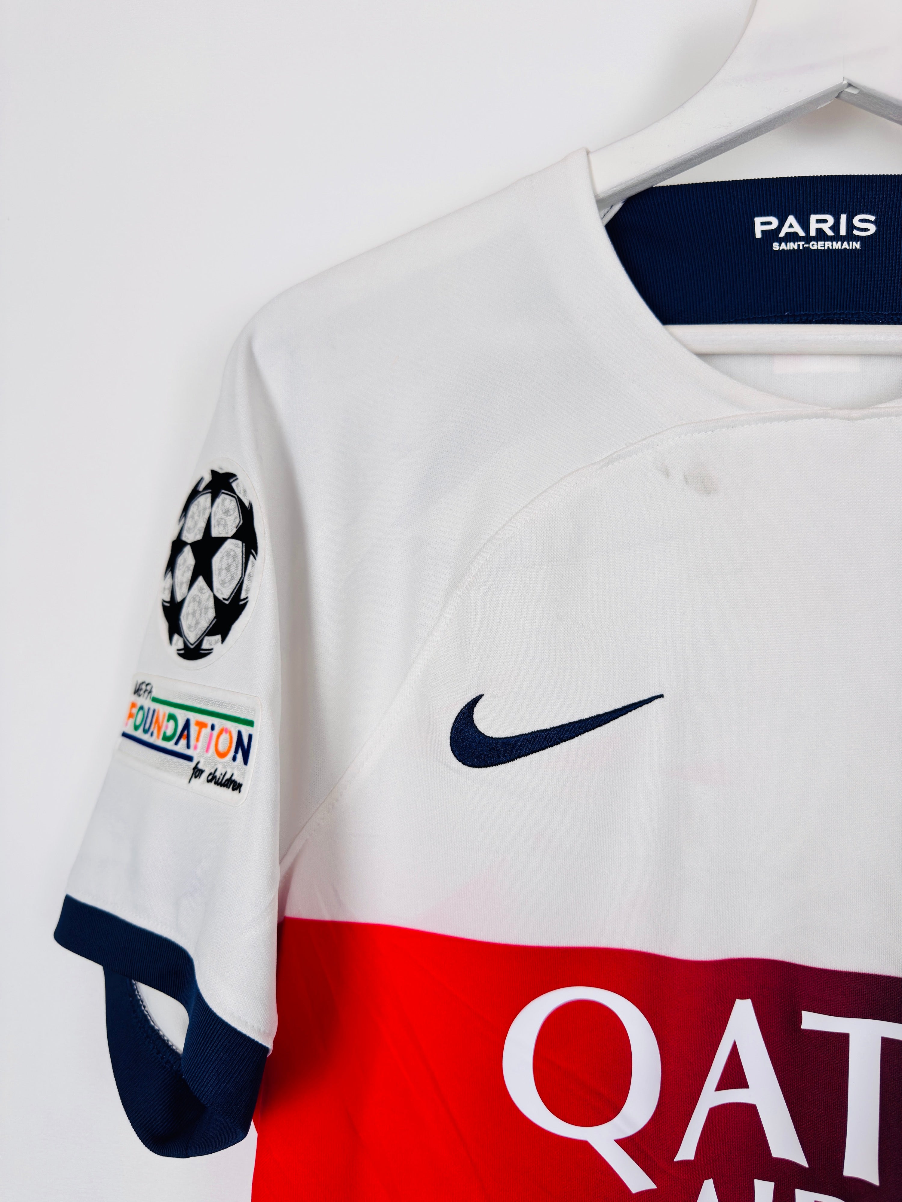 PSG 2023/2024 AWAY FOOTBALL JERSEY - O.DEMBÉLÉ #10 (S)