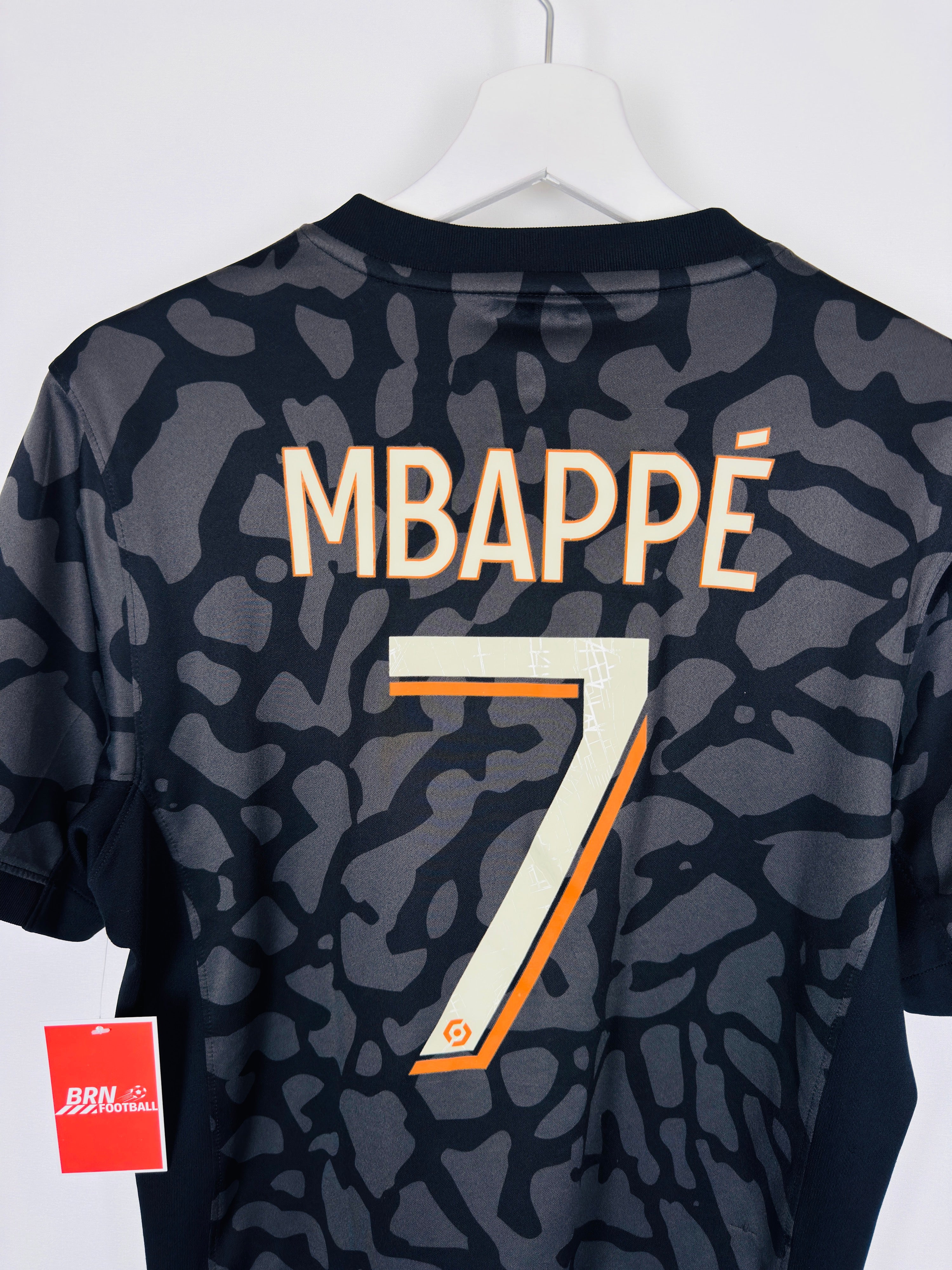 PSG 2023/2024 THIRD FOOTBALL JERSEY - MBAPPÉ #7 (S)