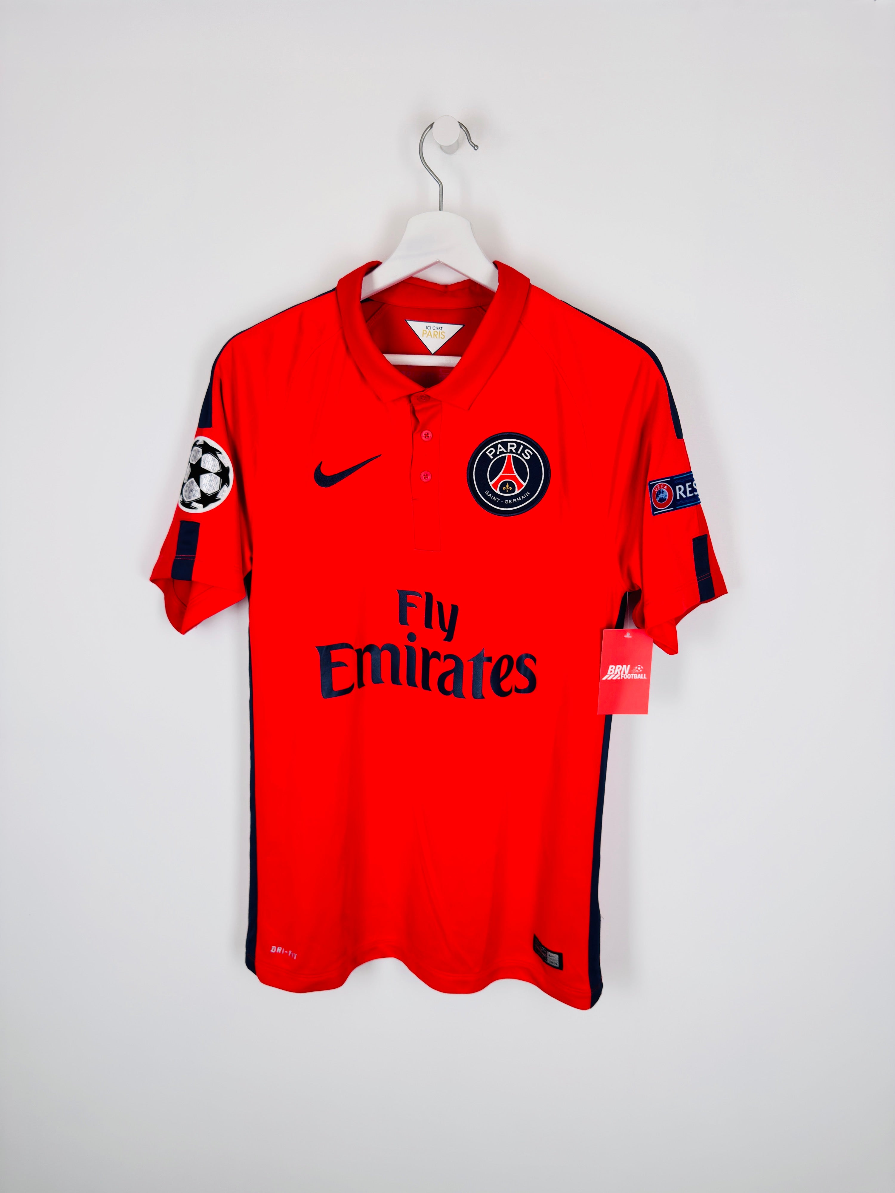PSG FOOTBALL JERSEY 2014/2015 THIRD - MARQUINHOS #5 (S)