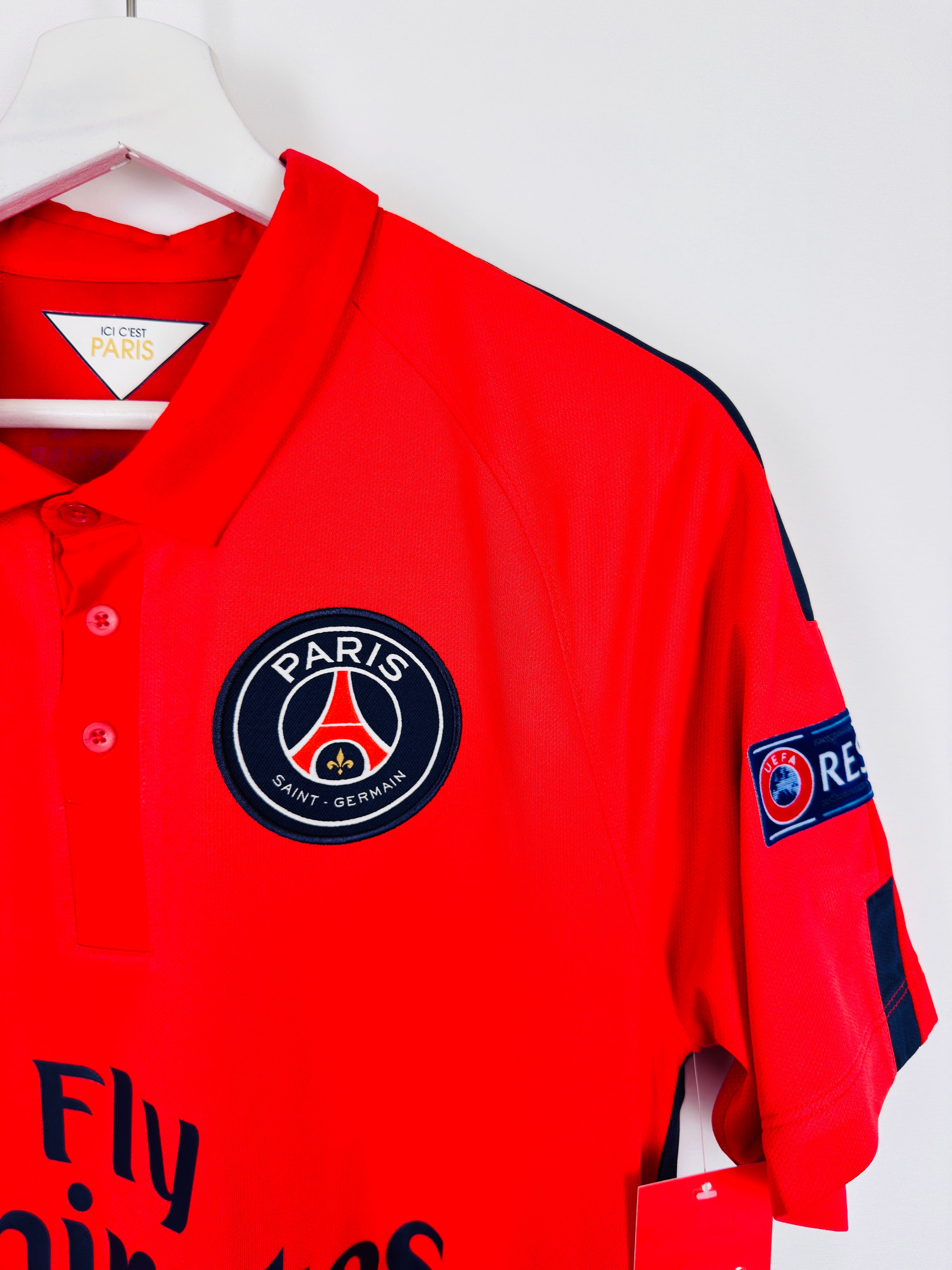 PSG FOOTBALL JERSEY 2014/2015 THIRD - MARQUINHOS #5 (S)