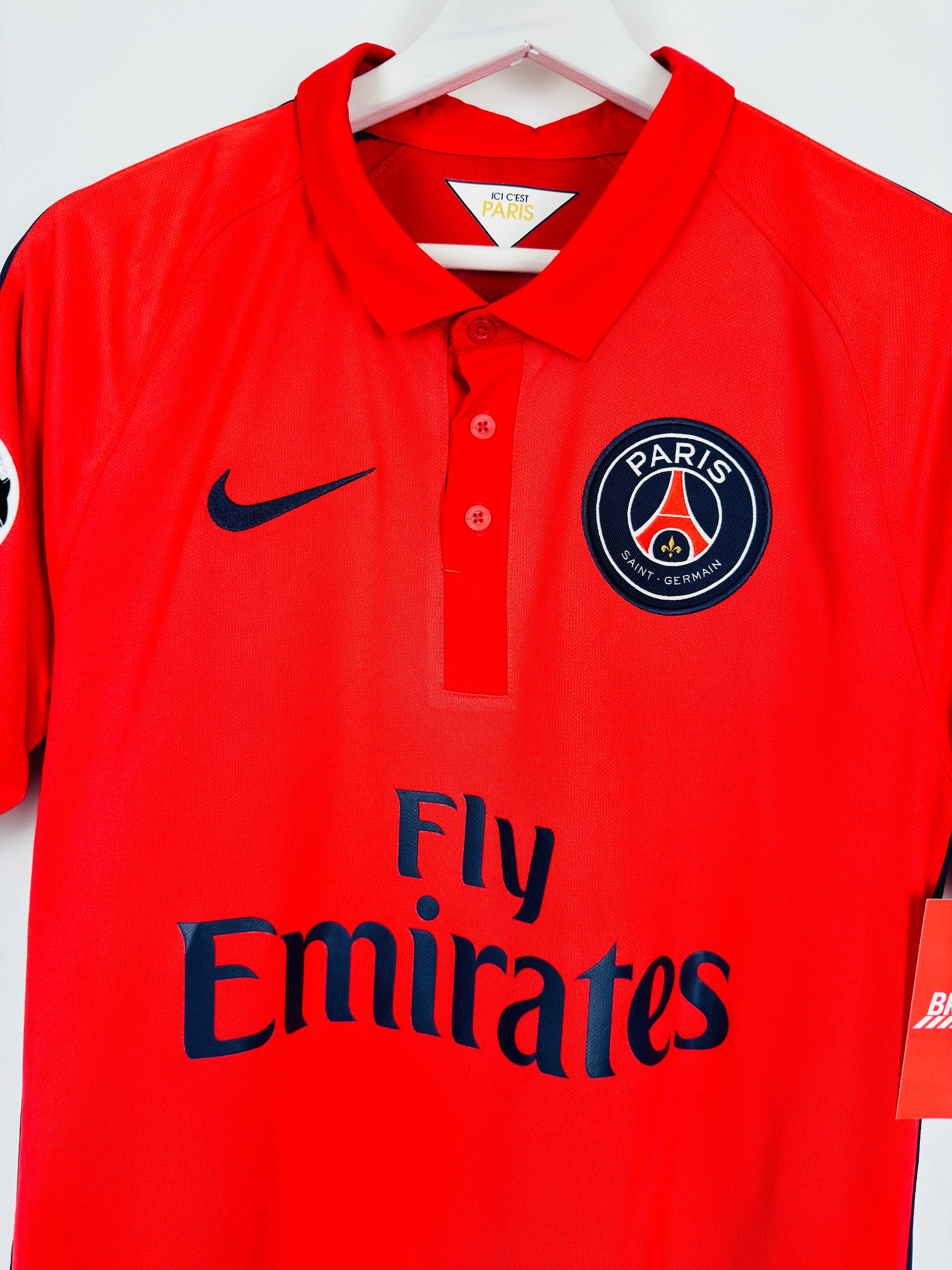 PSG FOOTBALL JERSEY 2014/2015 THIRD - MARQUINHOS #5 (S)