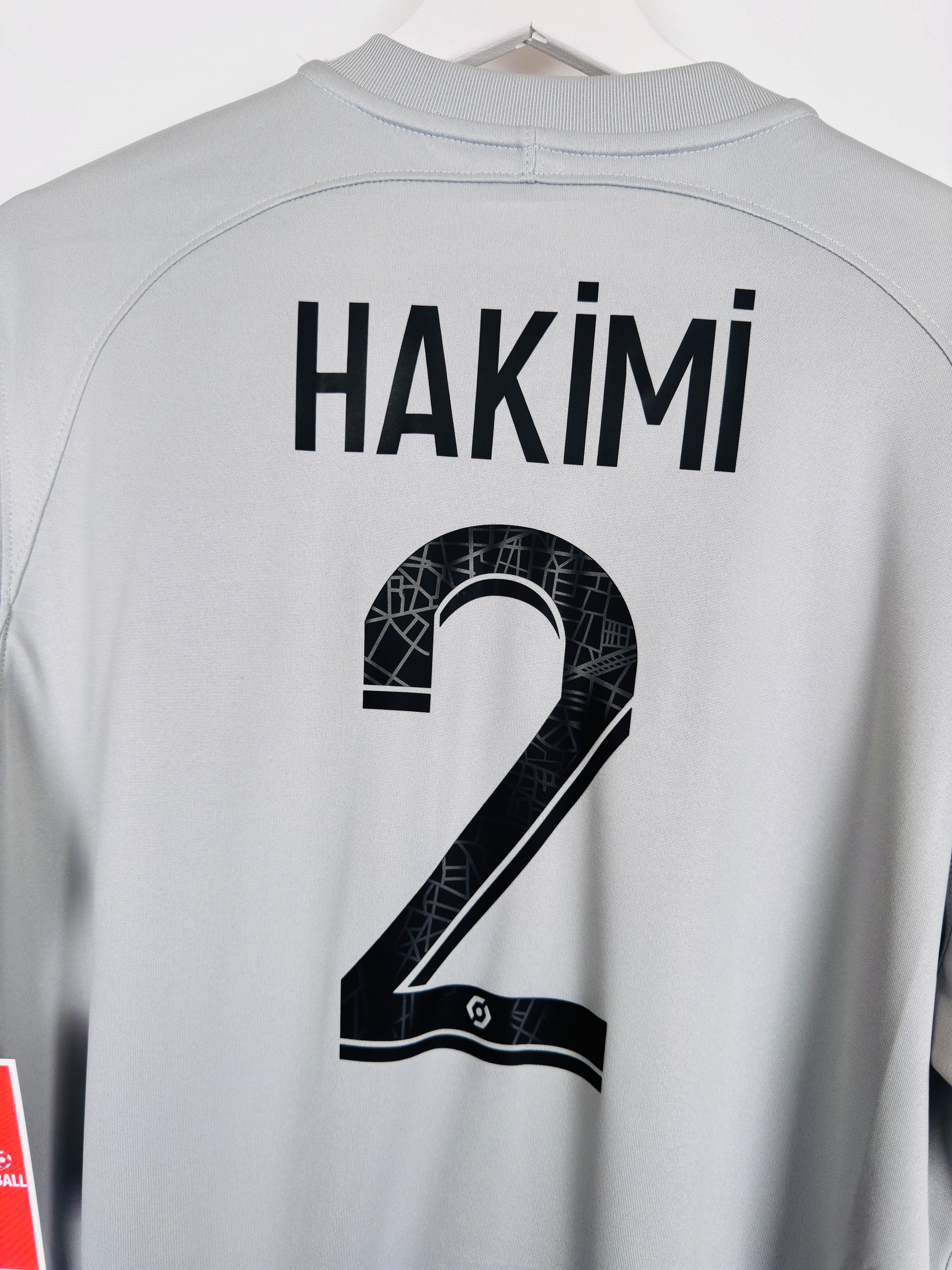 PSG 2022/2023 AWAY FOOTBALL JERSEY - HAKIMI #2 (L)