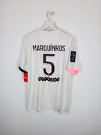 PSG 2021/2022 AWAY FOOTBALL JERSEY - MARQUINHOS #5 (XL)