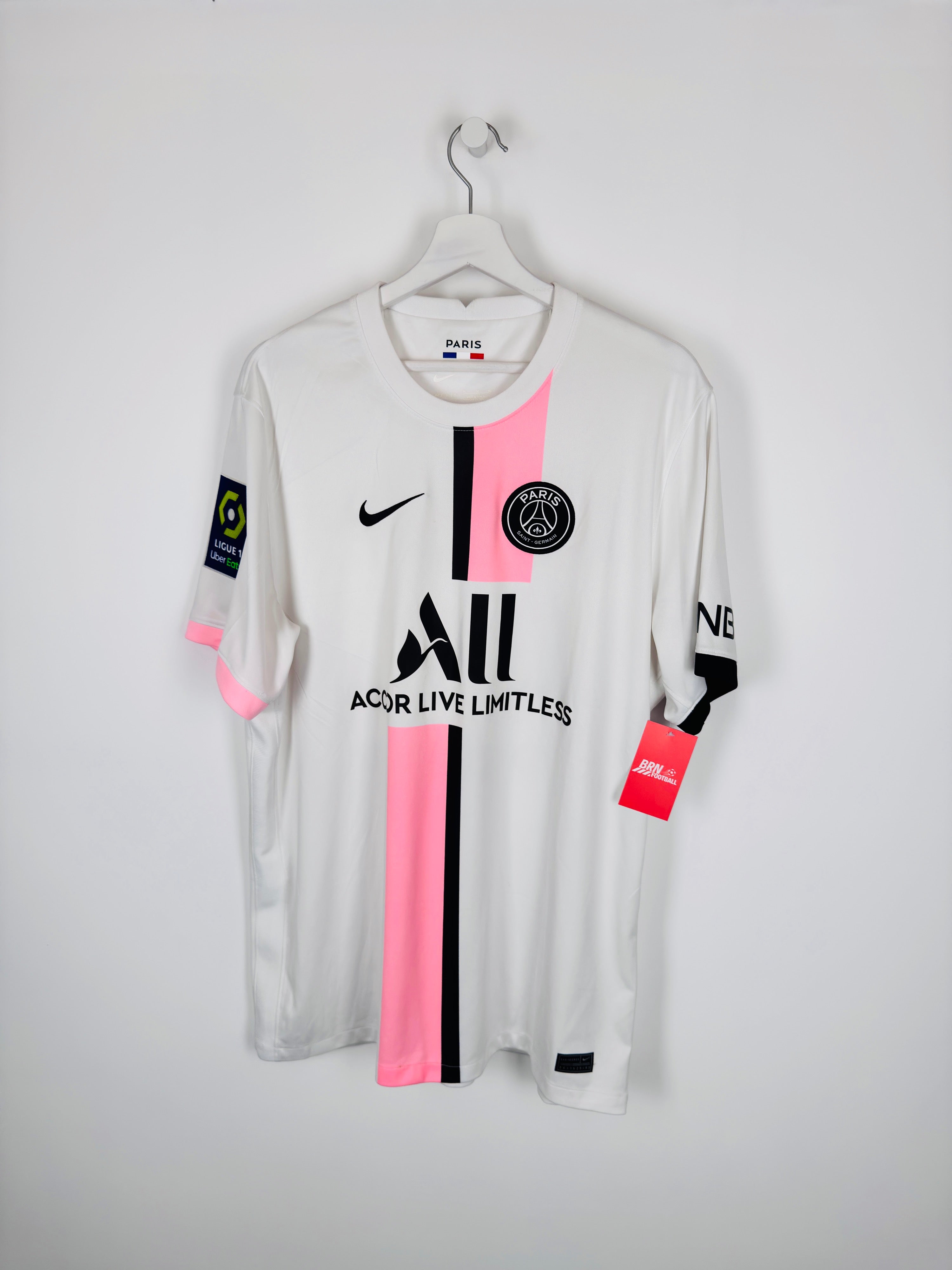 PSG 2021/2022 AWAY FOOTBALL JERSEY - MARQUINHOS #5 (XL)
