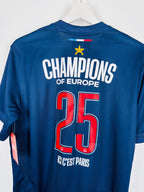 PSG FOOTBALL JERSEY 2024/2025 HOME CHAMPIONS OF EUROPE 25 (M)