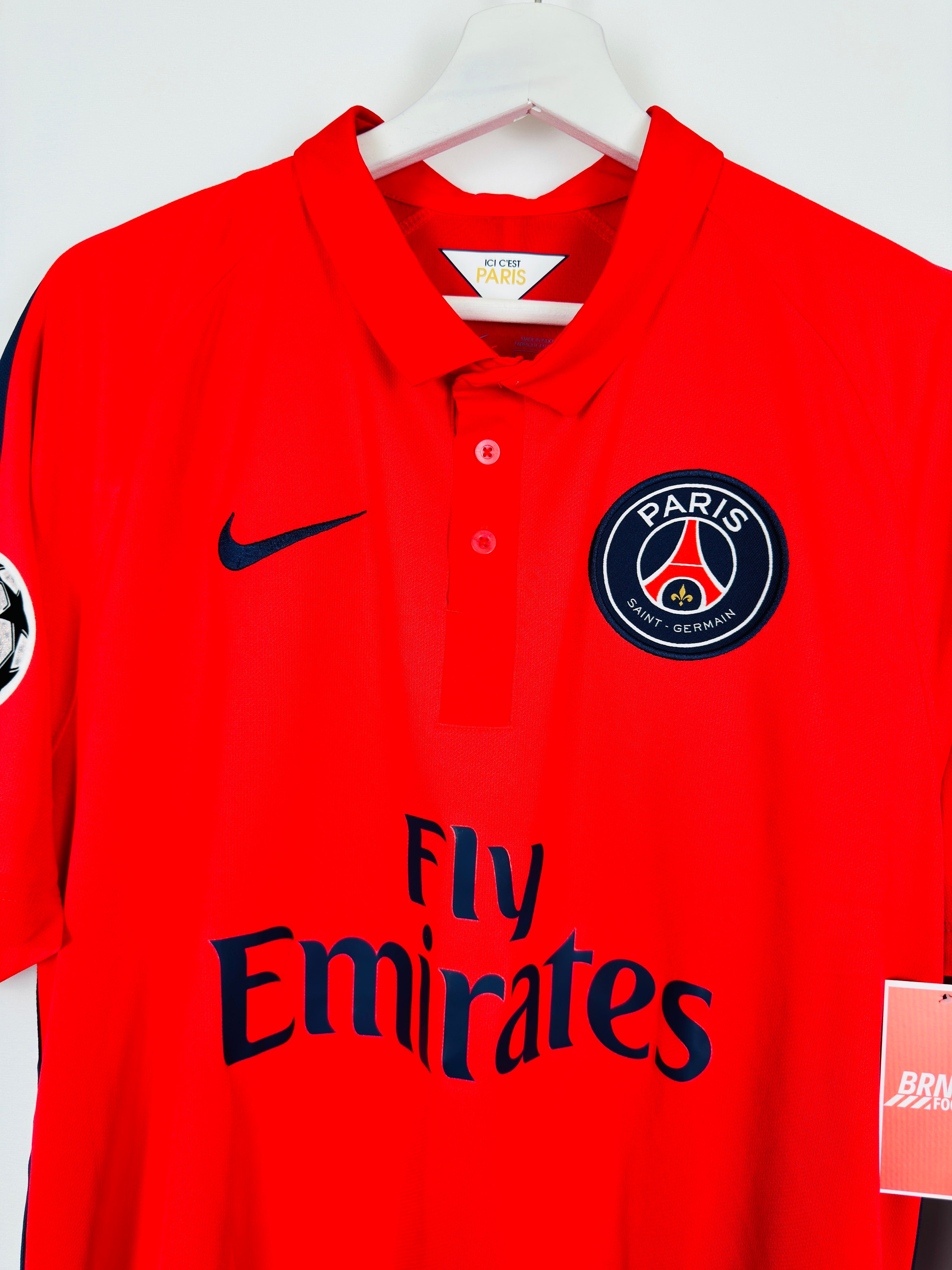 PSG 2014/2015 THIRD FOOTBALL SHIRT NEW - T.SILVA #2 (L)