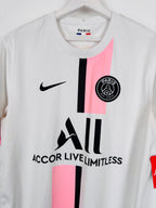 PSG 2021/2022 AWAY FOOTBALL JERSEY - MESSI #30 (L)