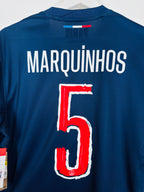 PSG 2024/2025 HOME FOOTBALL SHIRT MUNICH 2025 FINAL NEW - MARQUINHOS #5 (S)