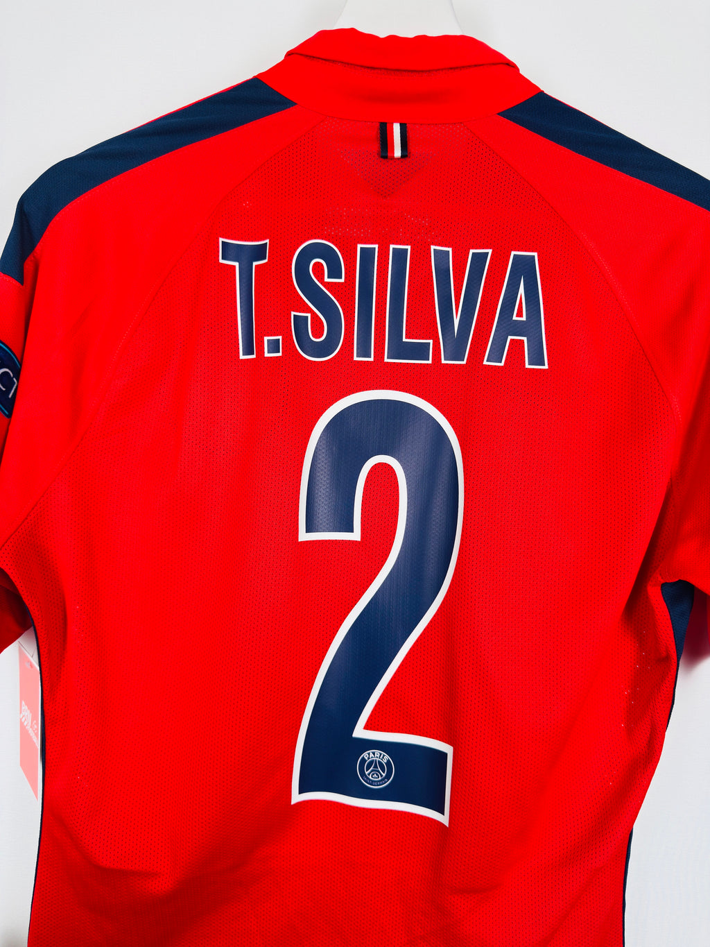 PSG 2014/2015 THIRD FOOTBALL JERSEY PRO STOCK - T.SILVA #2 (M)